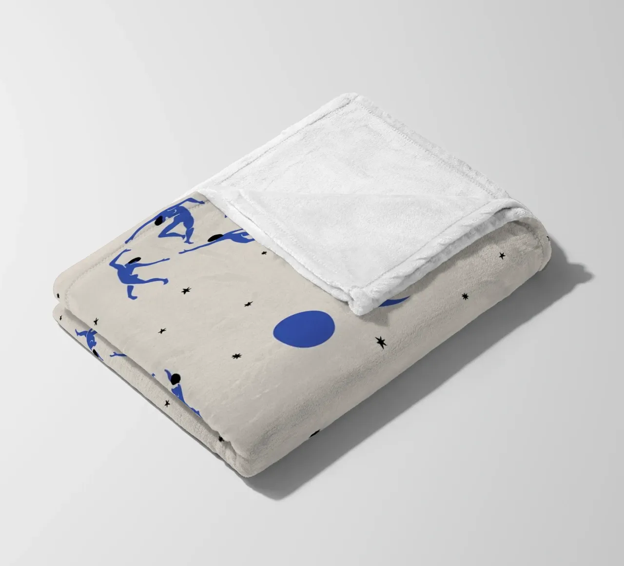 Ballerini blu coperta in pile da Orara Studio