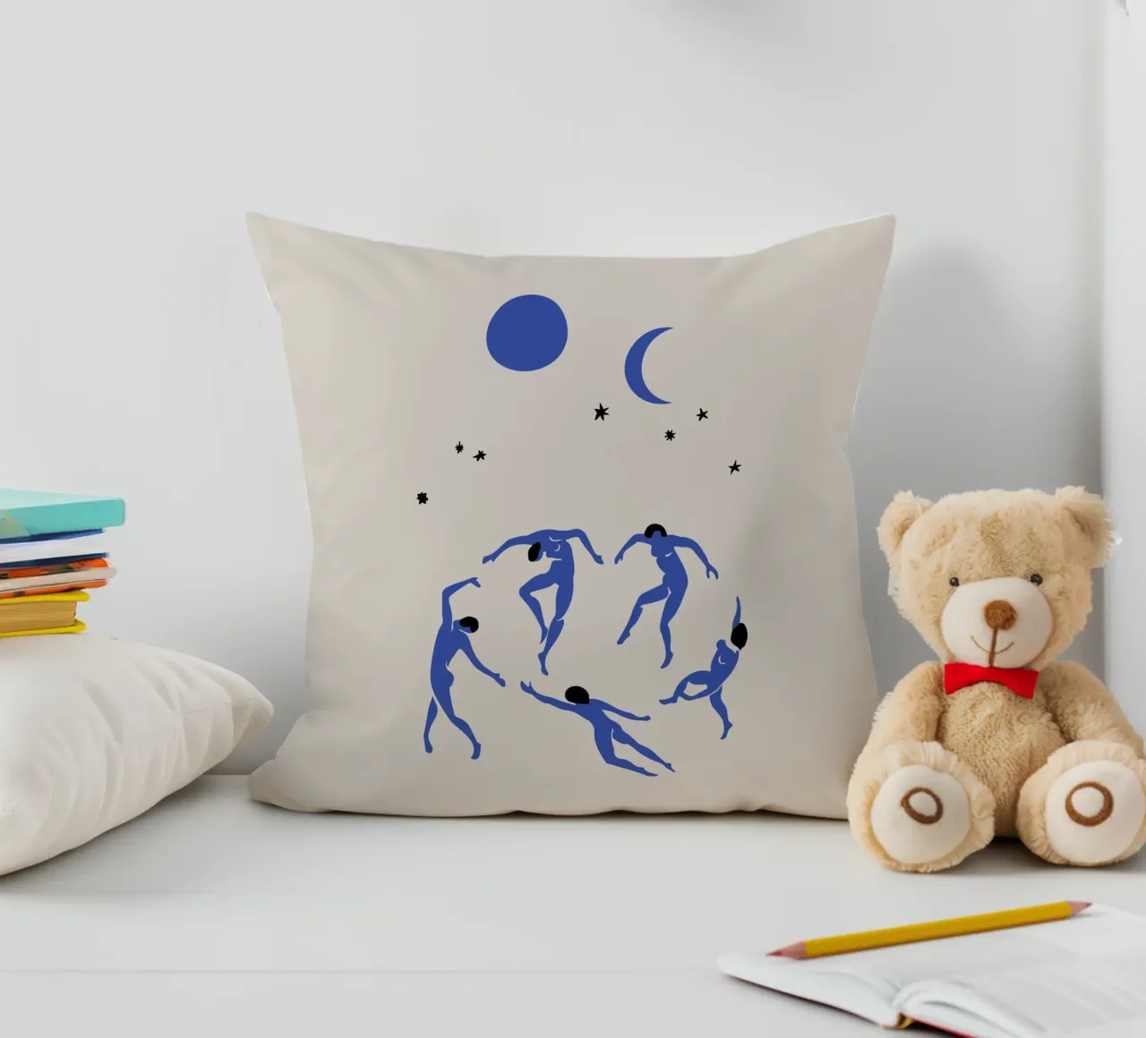 Ballerini blu cuscino da Orara Studio