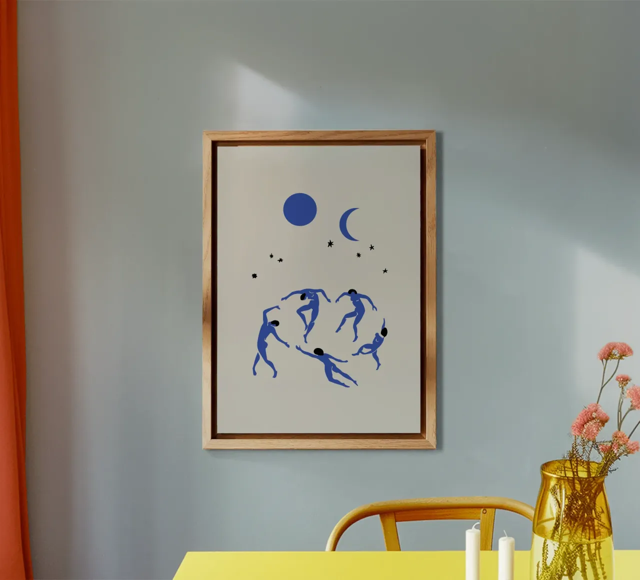 Blue Dancers alu-dibond by Orara Studio