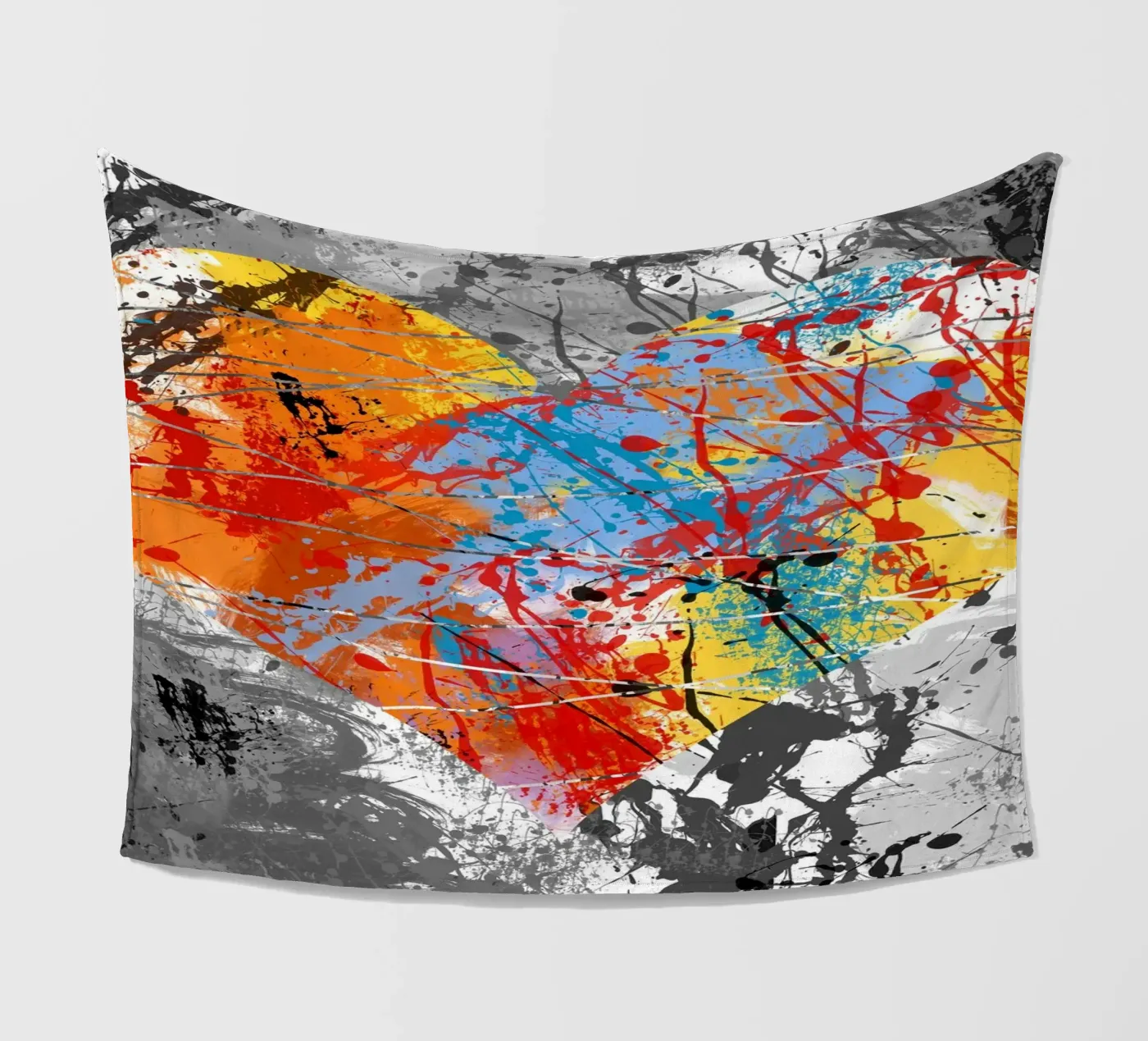 Cuore coperta in pile da Atteloi Art