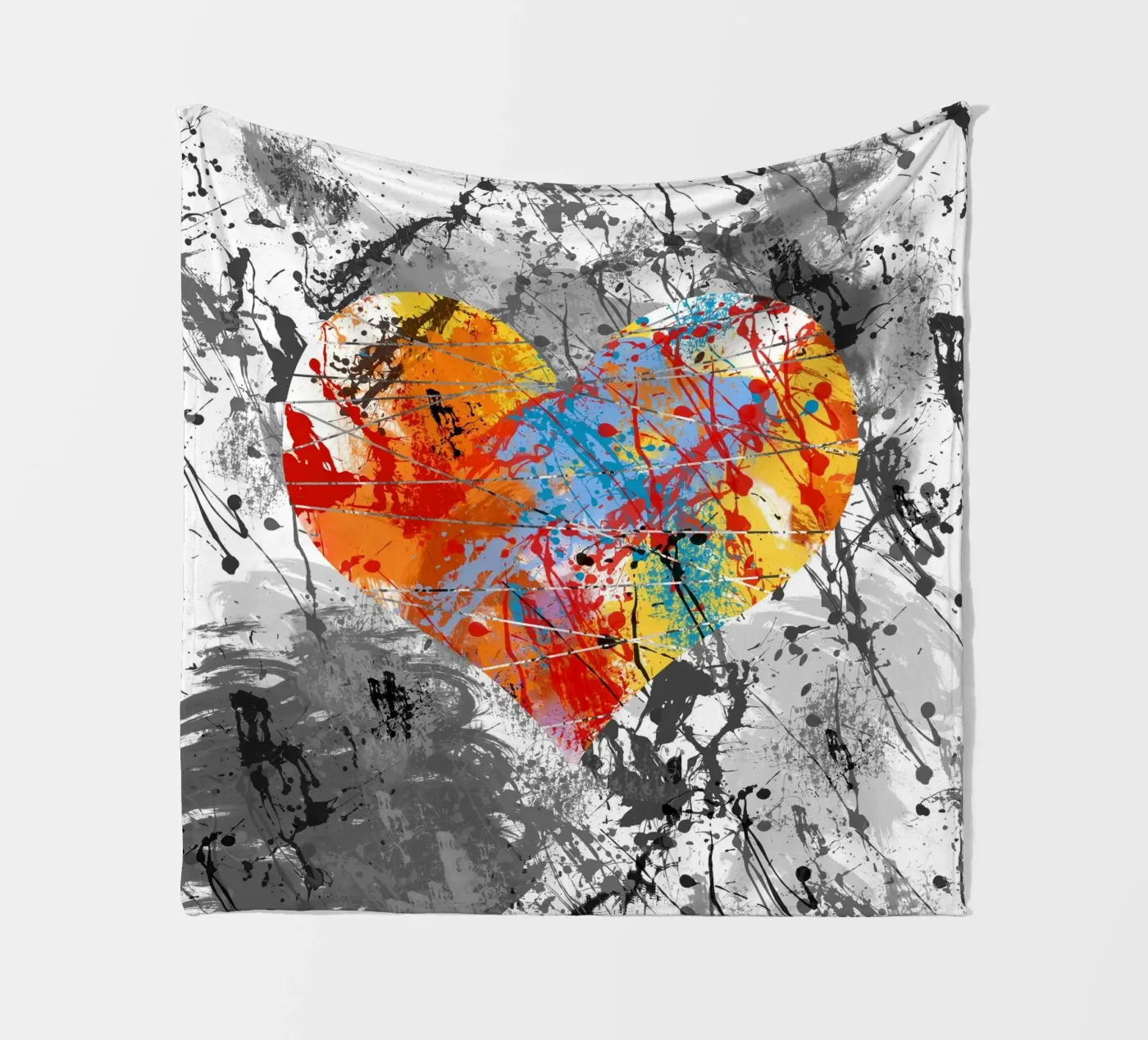 Cuore coperta in pile da Atteloi Art