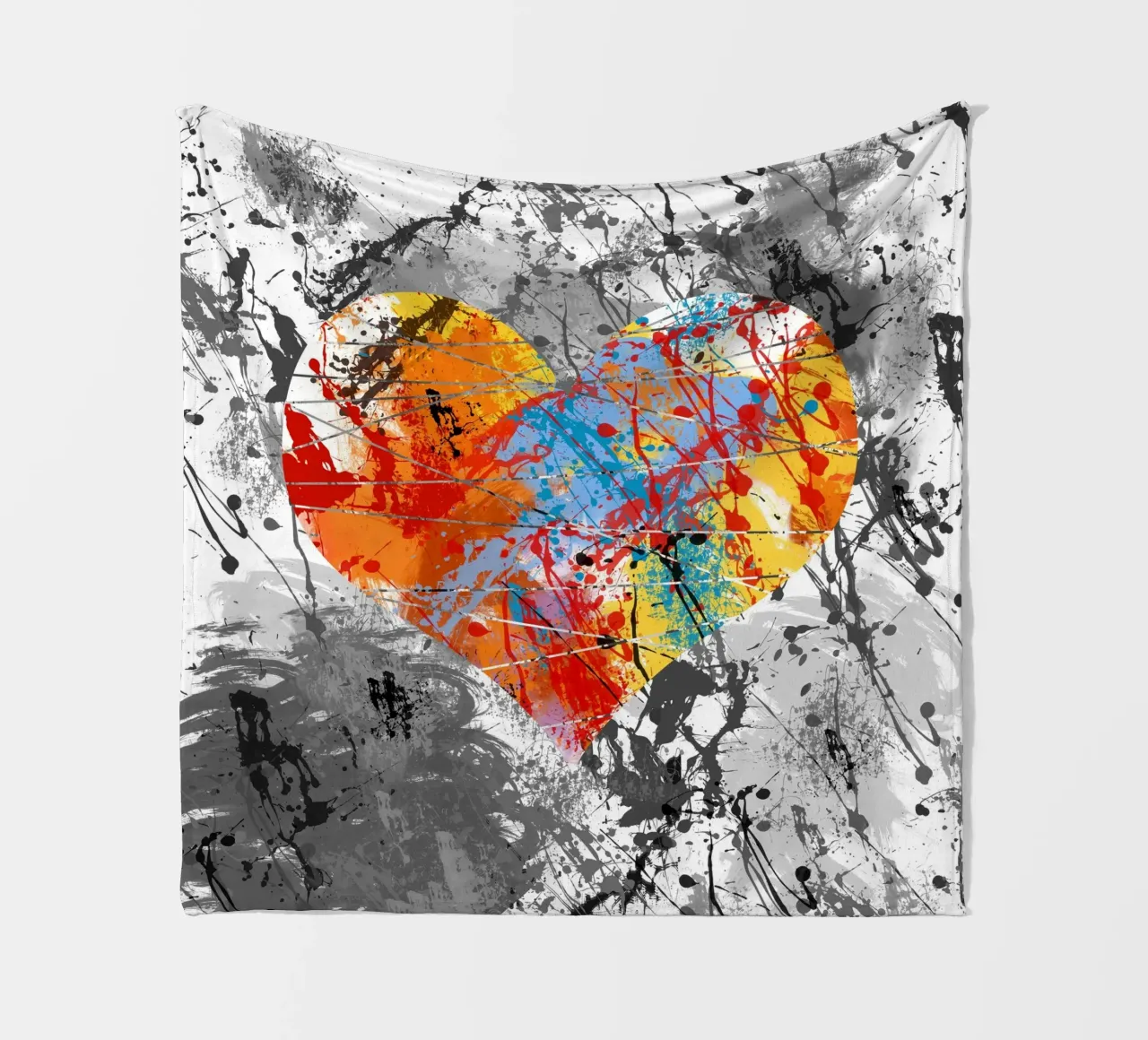 Cuore coperta in pile da Atteloi