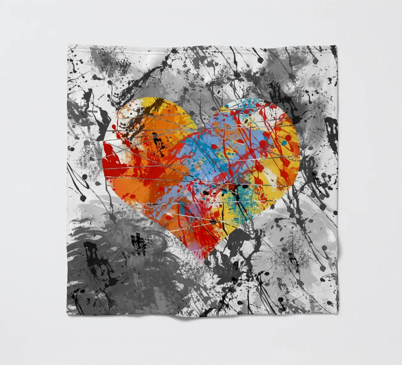 Cuore coperta in pile da Atteloi