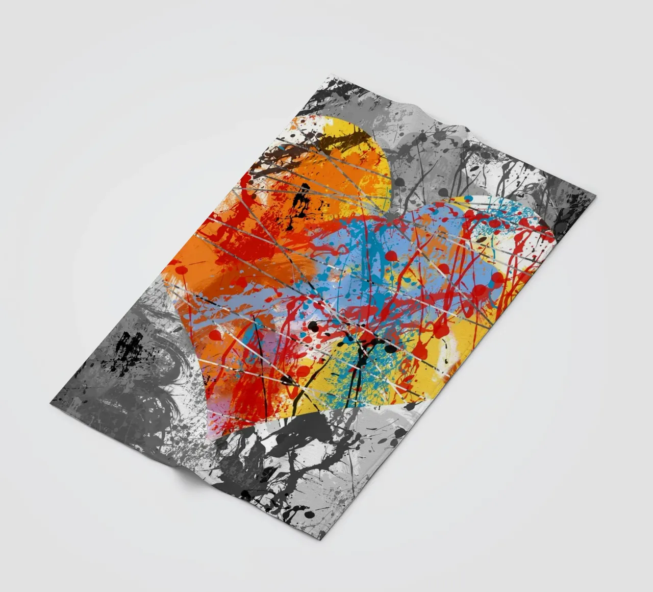 Cuore coperta in pile da Atteloi