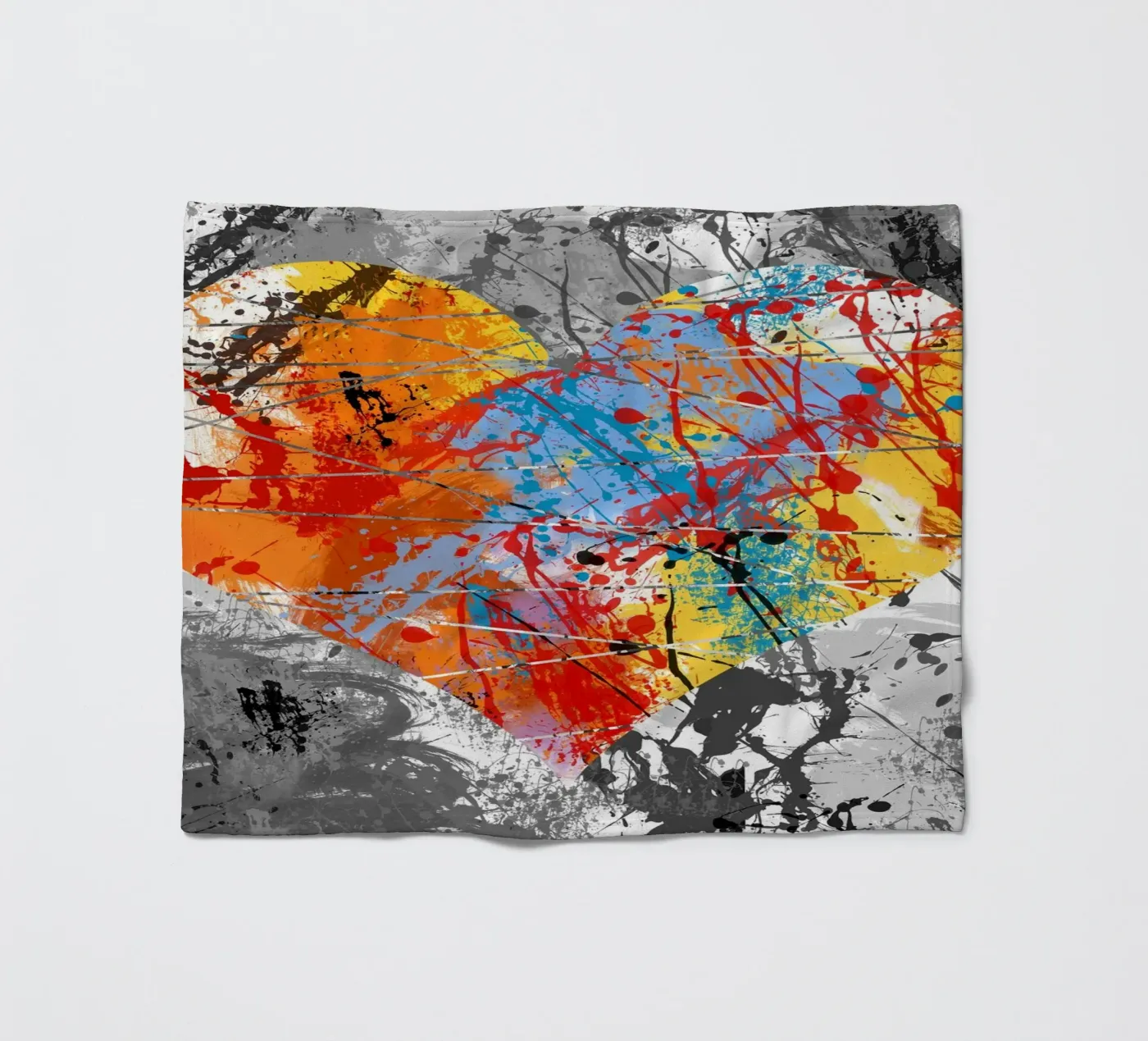 Cuore coperta in pile da Atteloi Art