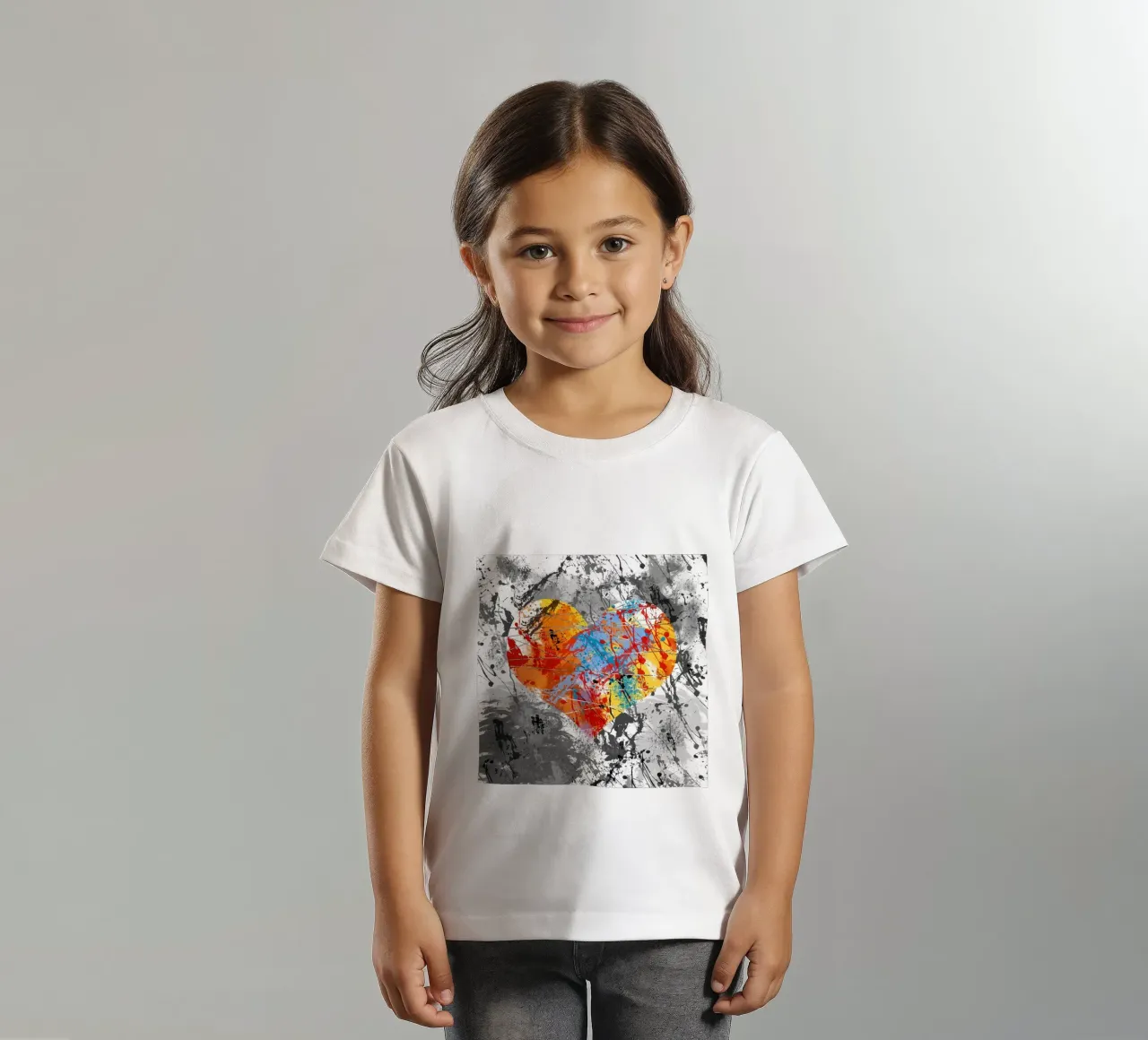 Cuore t-shirt bambini da Atteloi