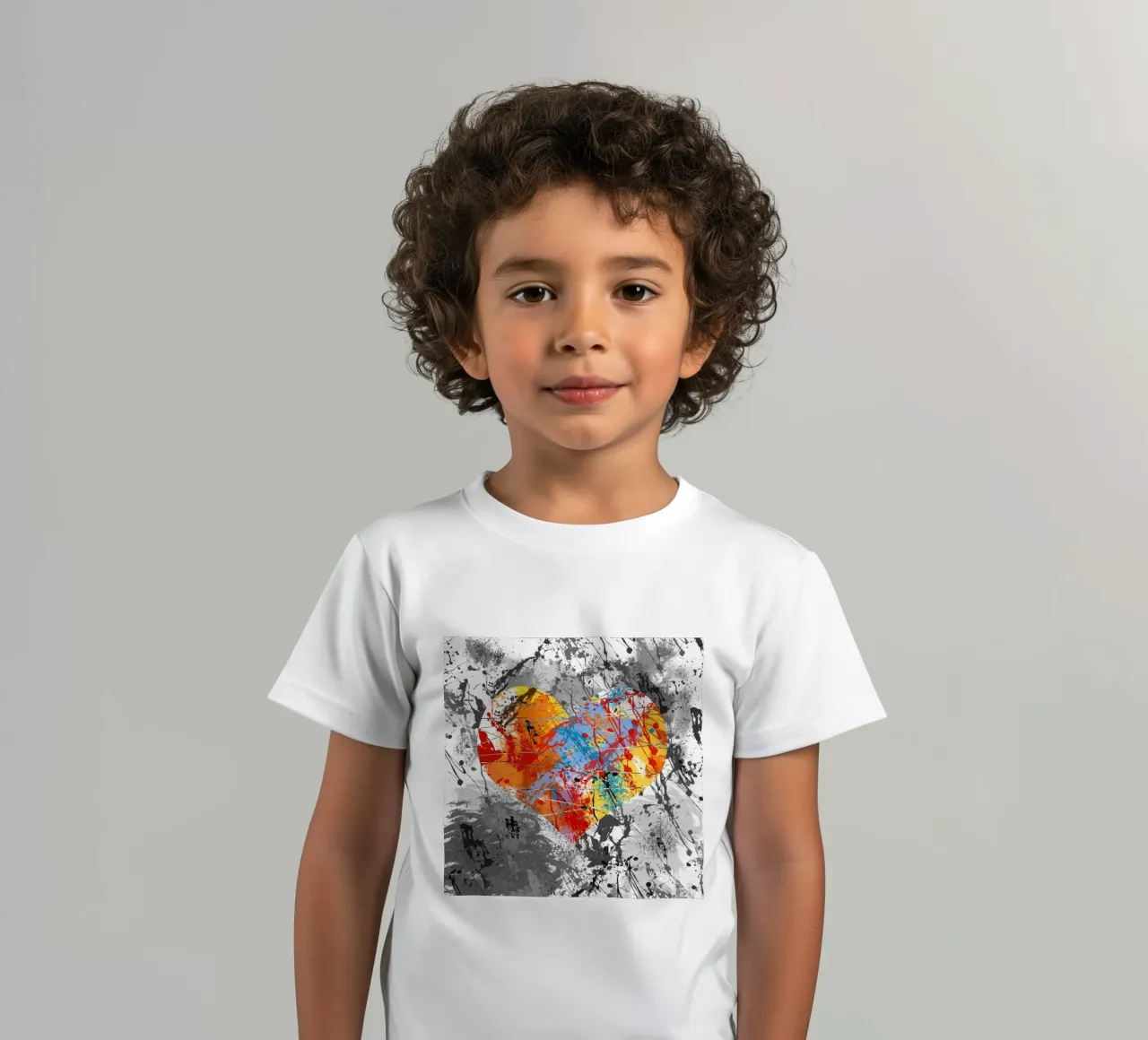 Cuore t-shirt bambini da Atteloi