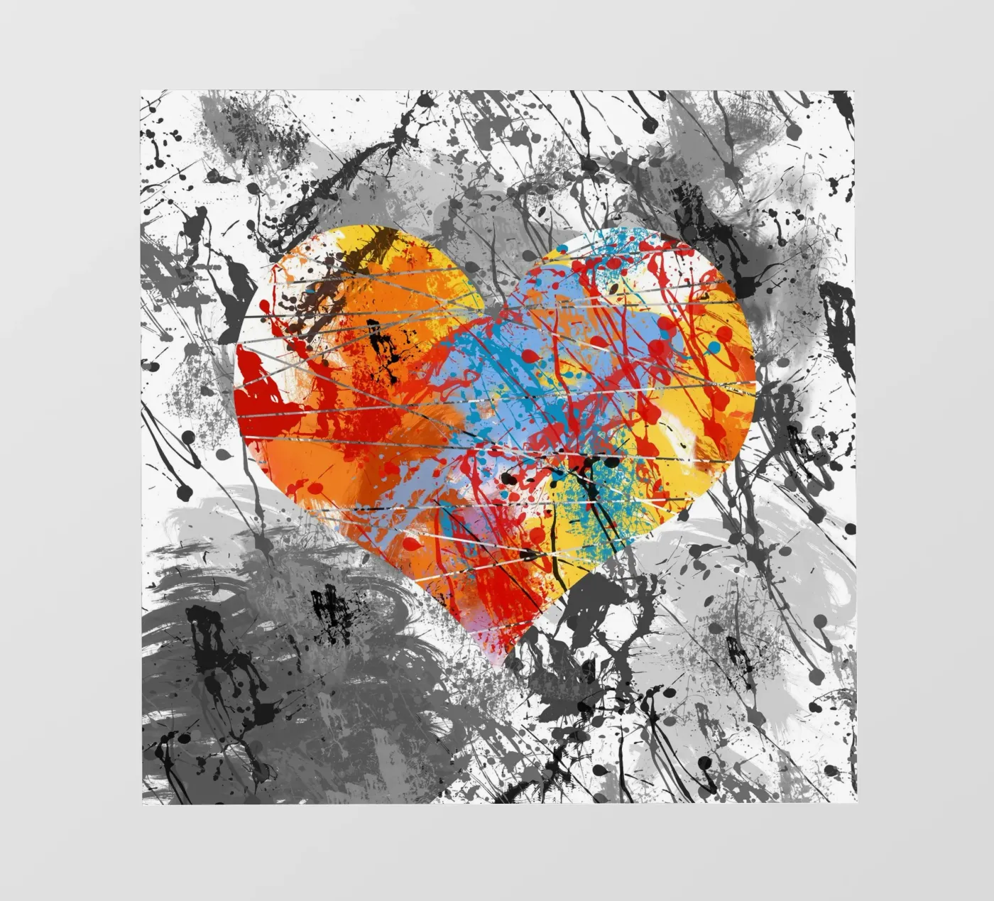 Cuore pellicola backlit da Atteloi Art