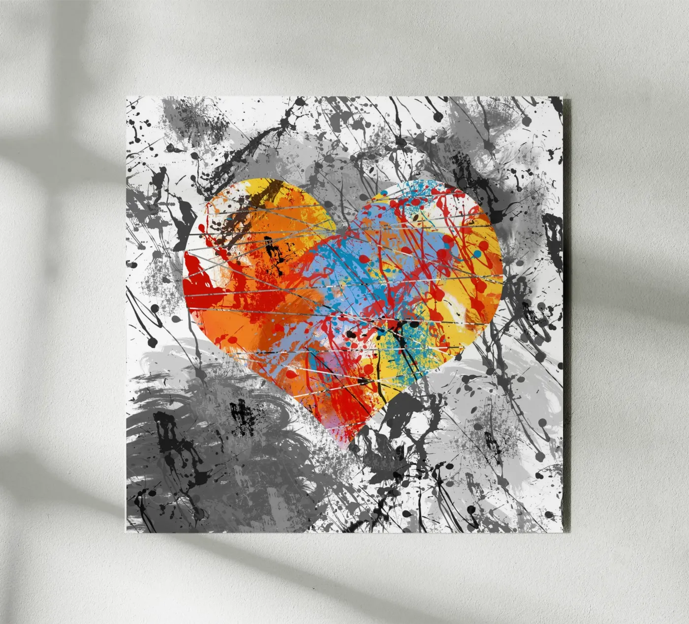 Cuore alluminio dibond da Atteloi Art