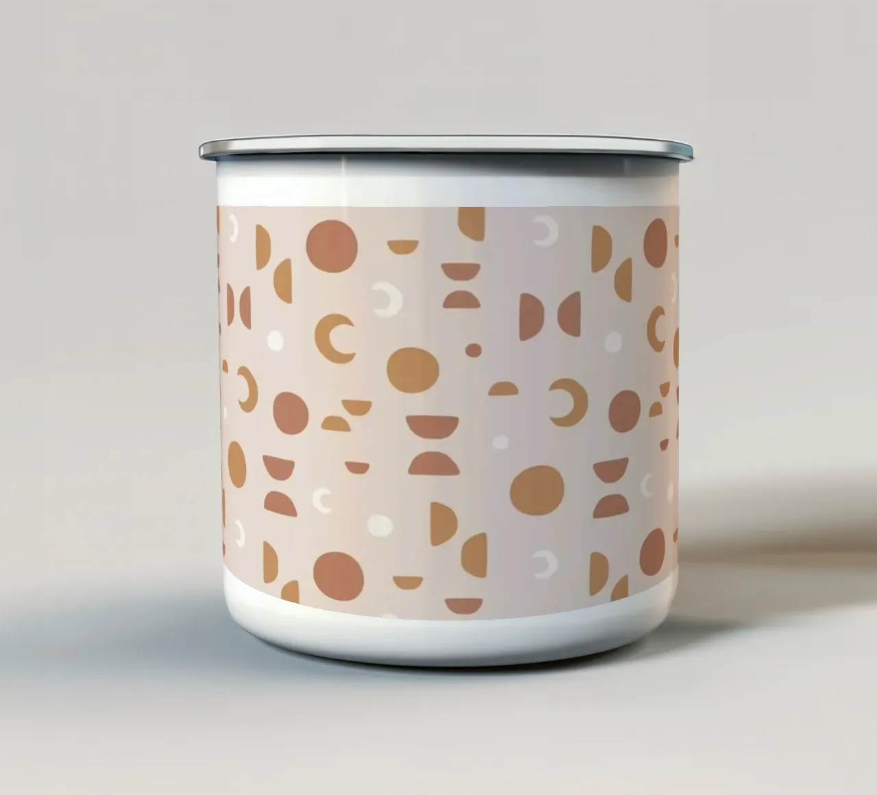 Fasi lunari di Blush tazza in smalto da Orara Studio