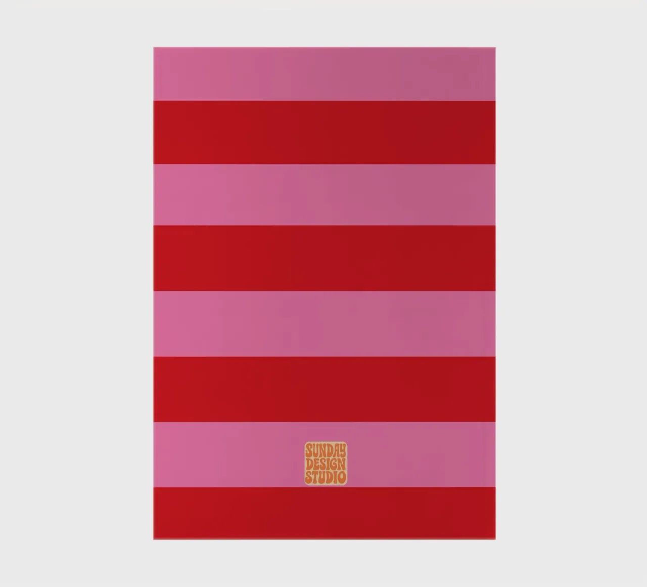 ZigZig and Stripes Notebook diario da Sunday Design Studio