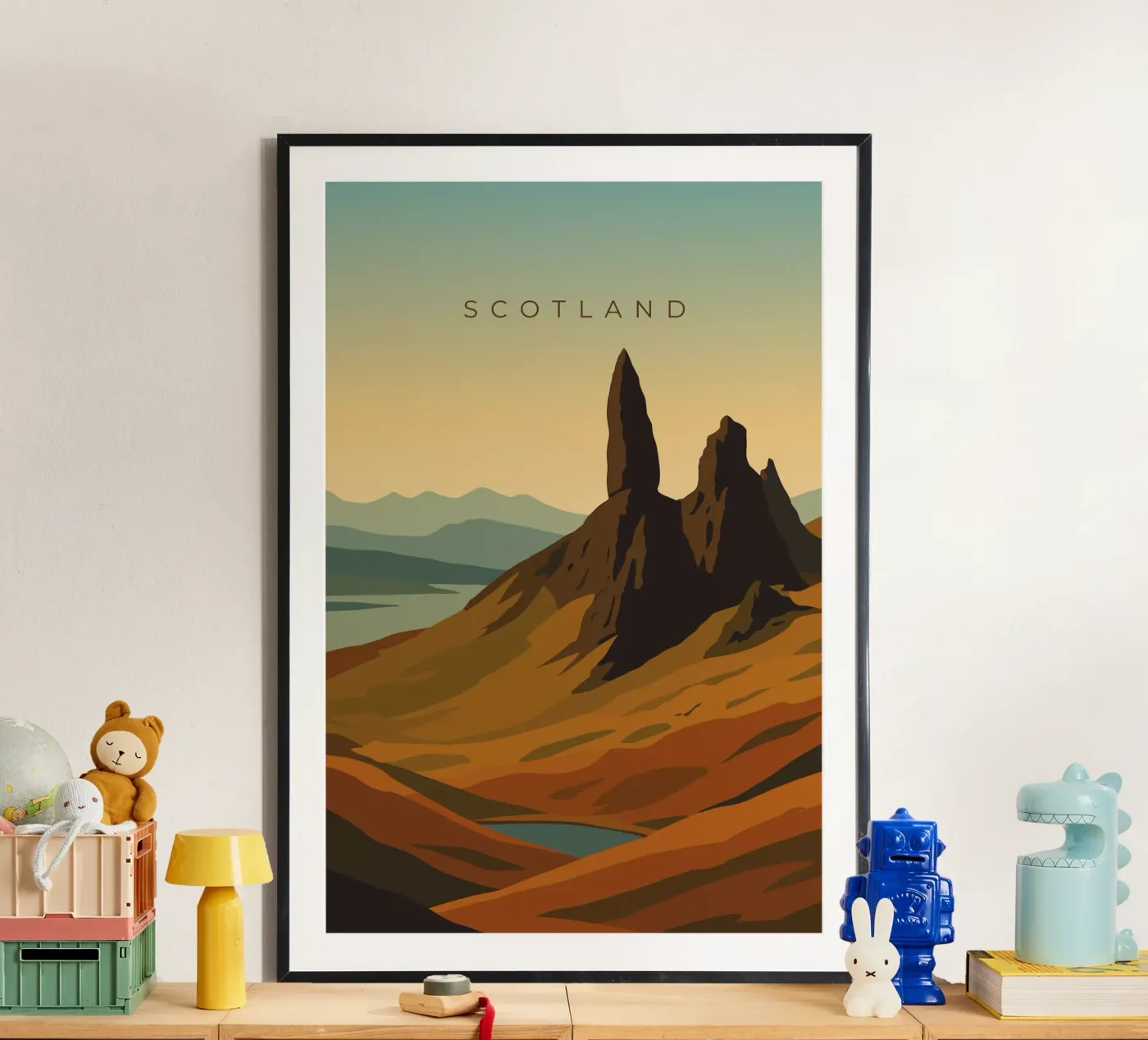 Scotland poster da minimalist designs