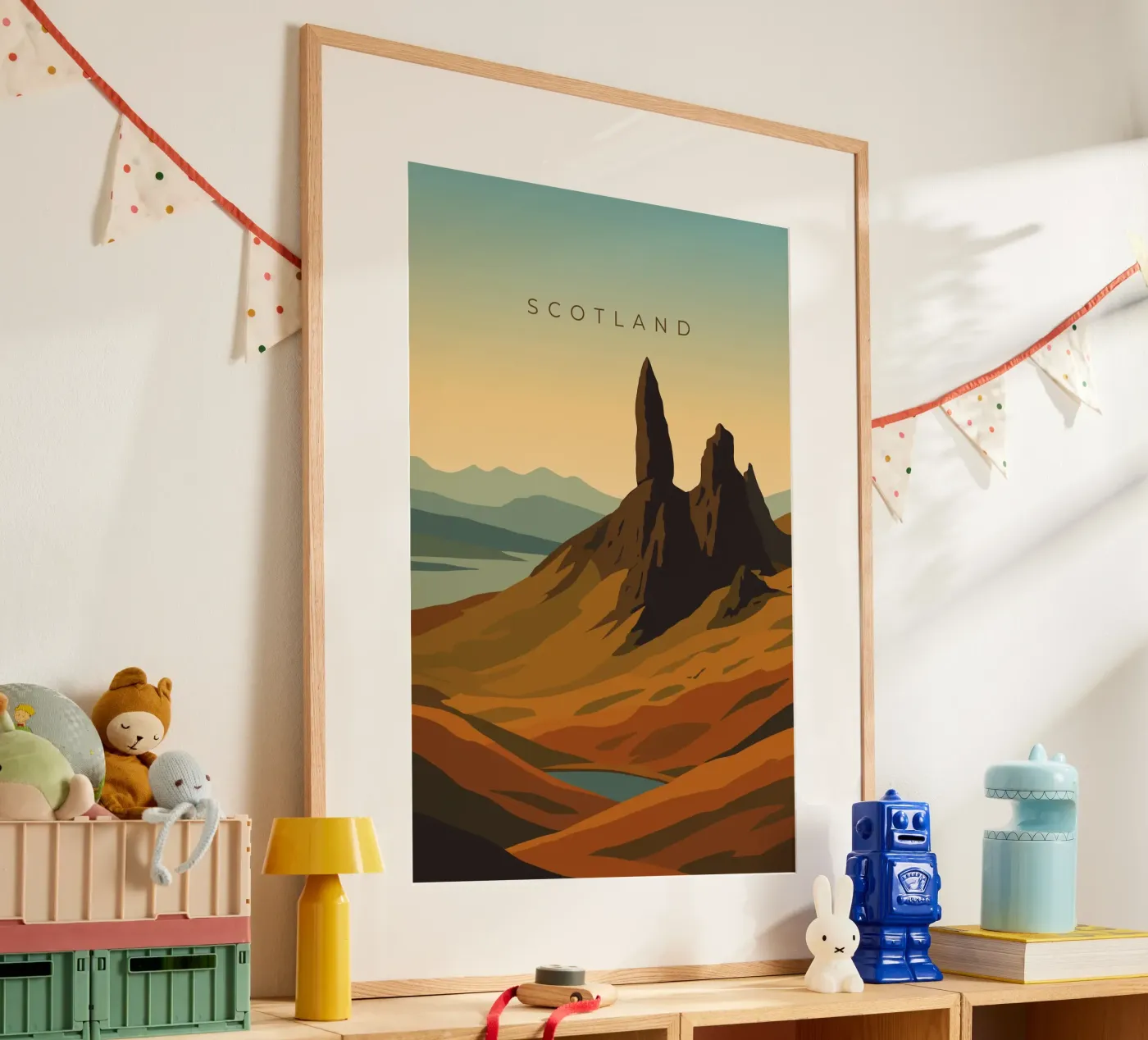 Scotland poster da minimalist designs