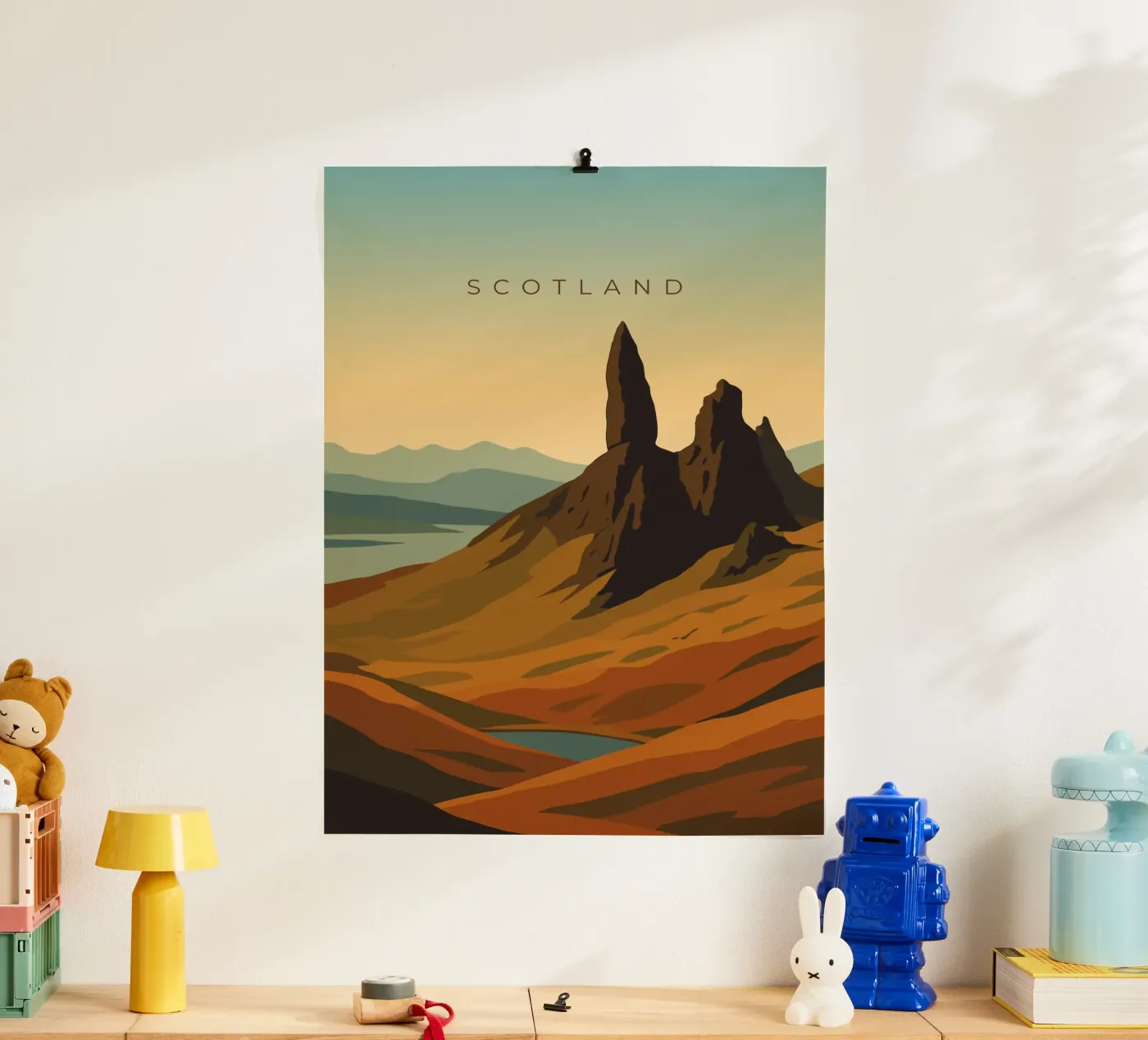Scotland poster da minimalist designs