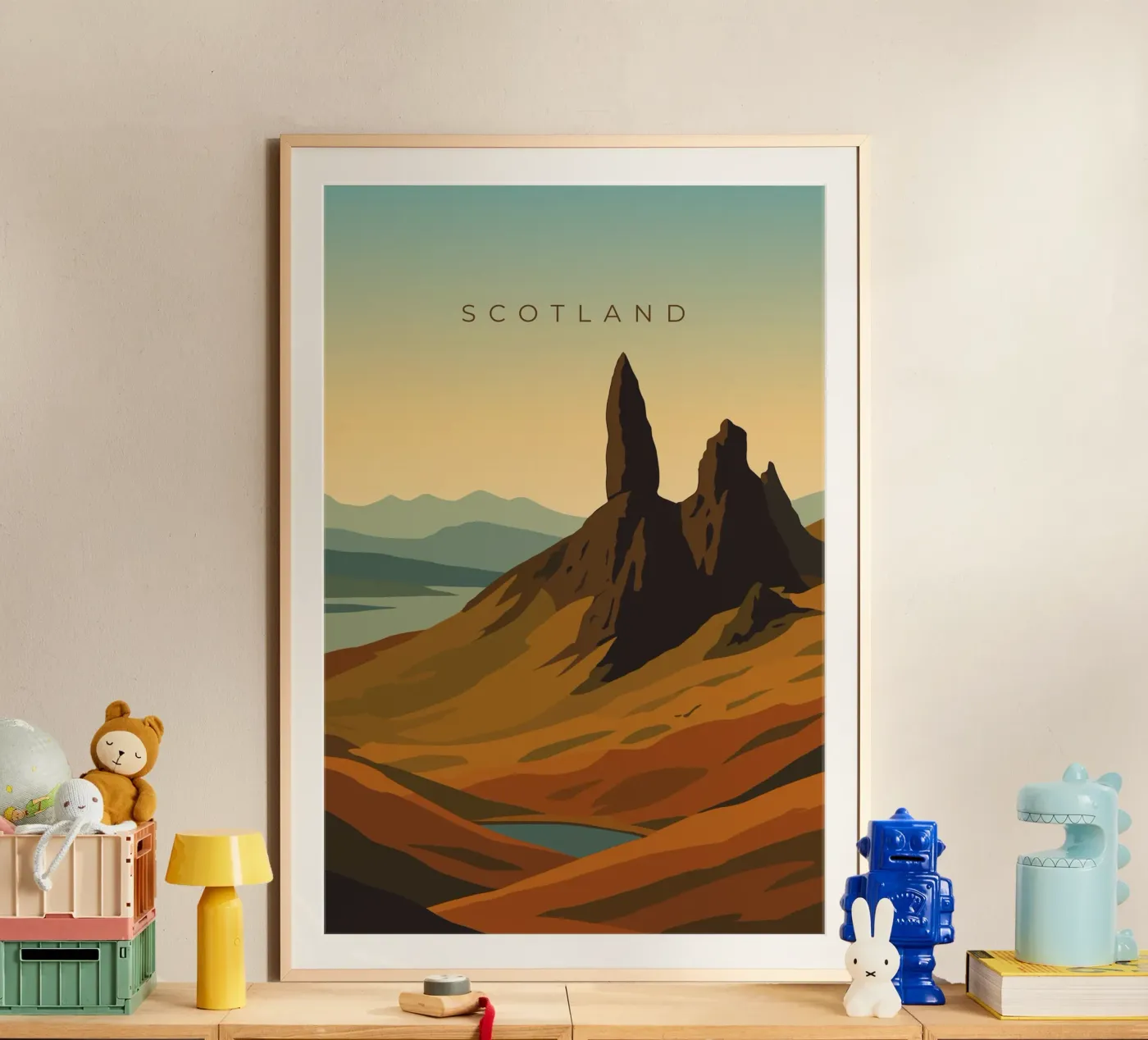 Scotland poster da minimalist designs
