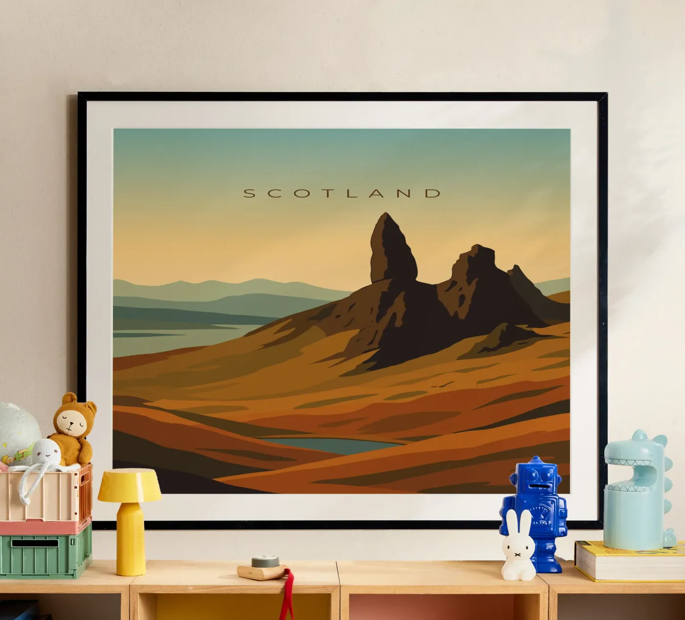 Scotland poster da minimalist designs