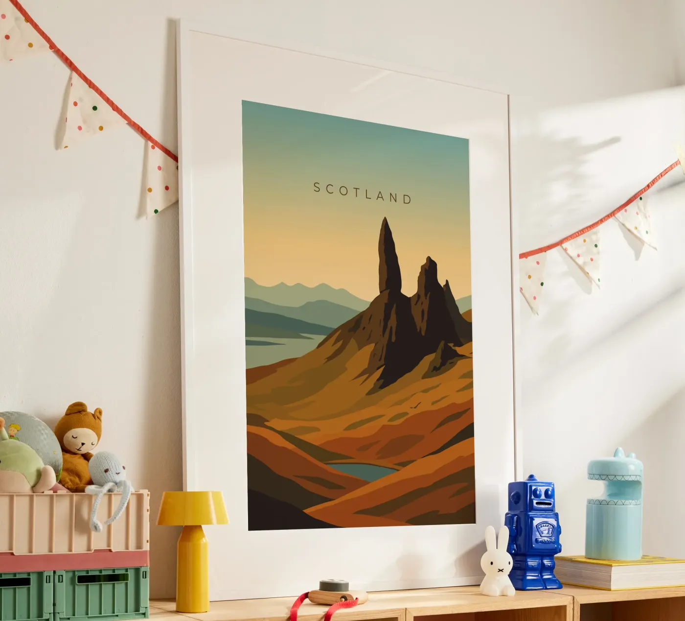 Scotland poster da minimalist designs