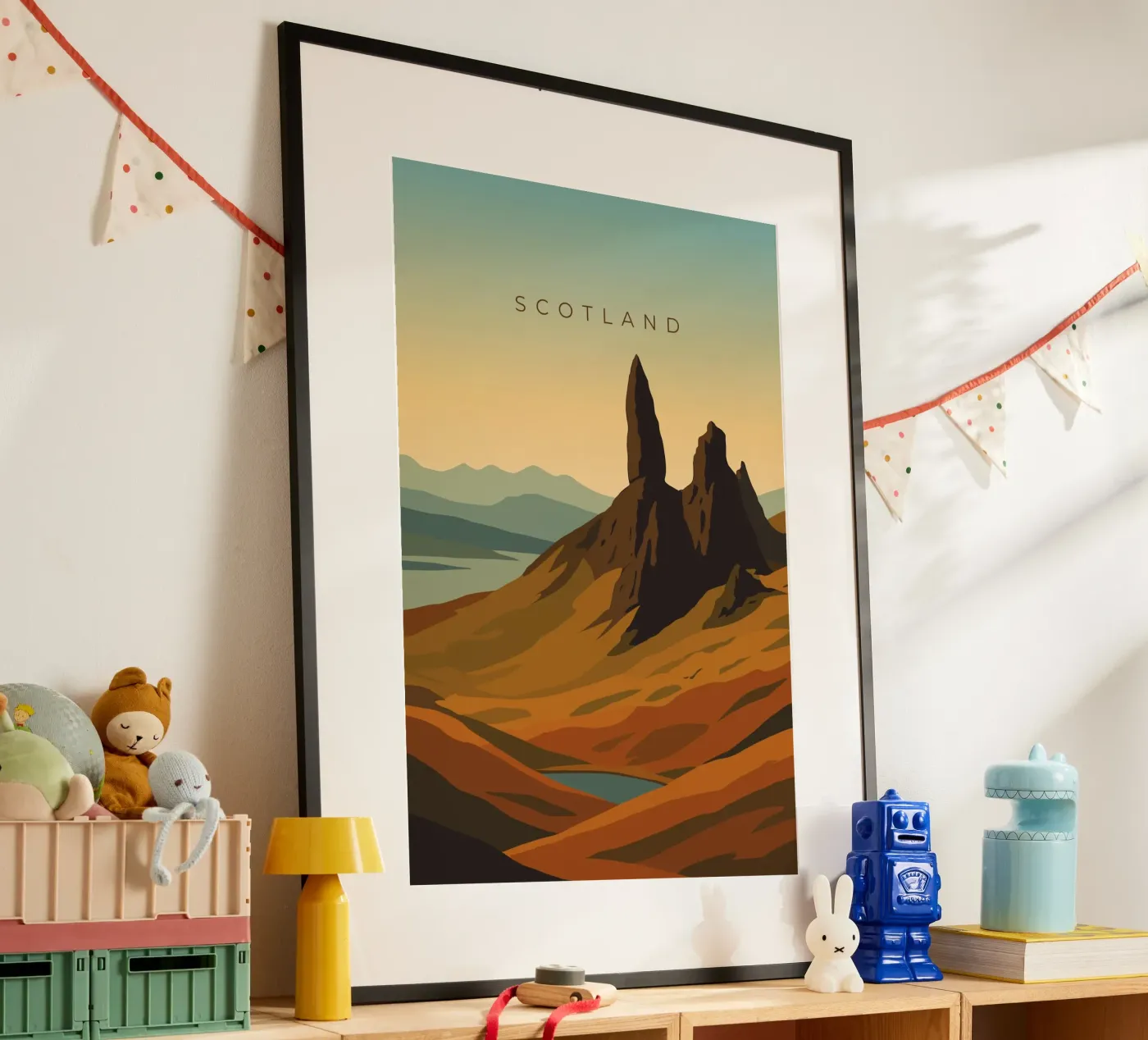 Scotland poster da minimalist designs
