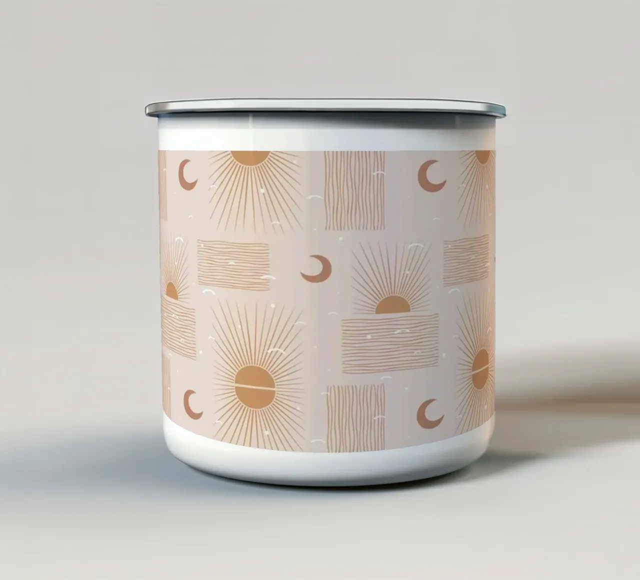 Luna di fard tazza in smalto da Orara Studio