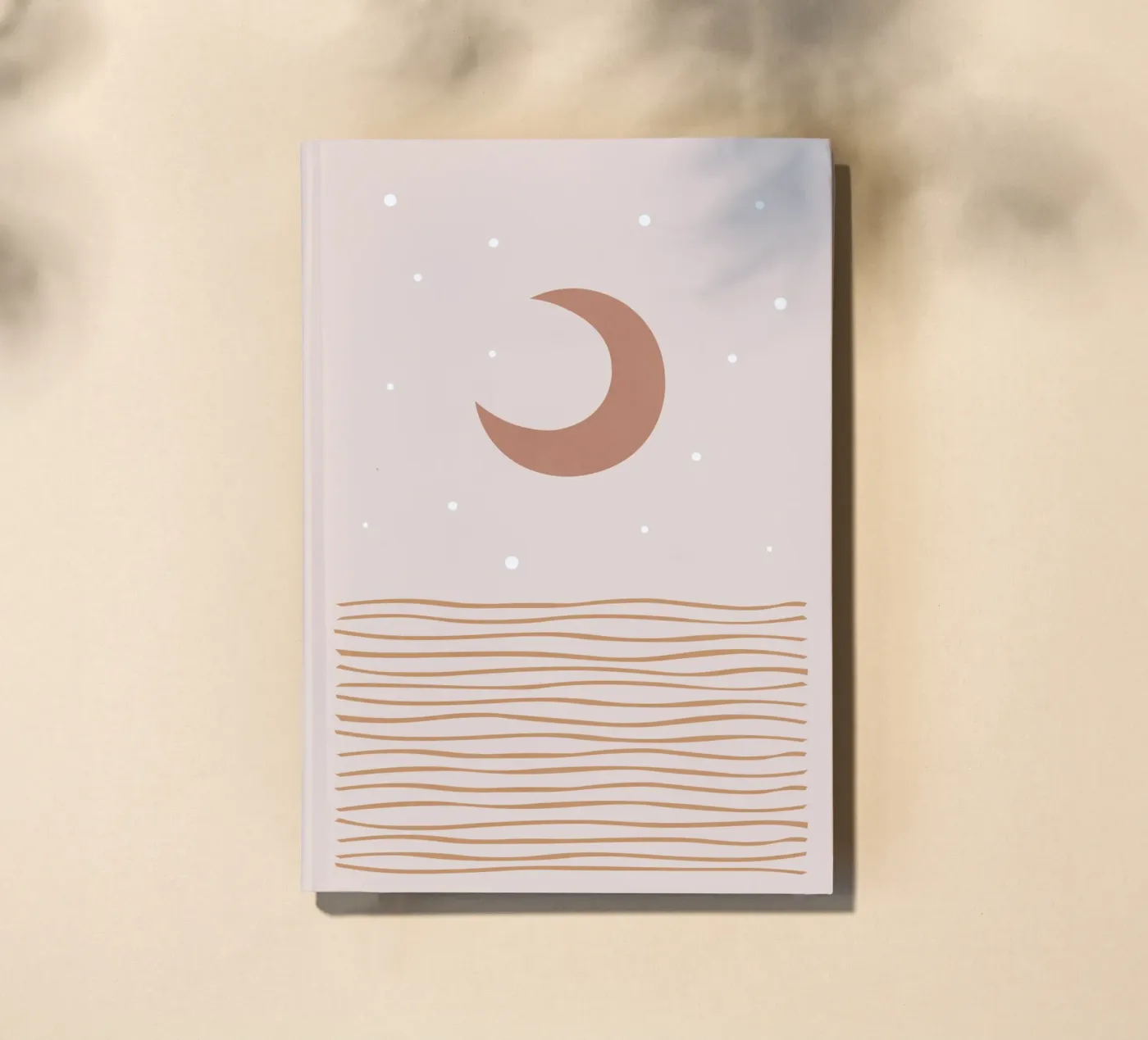 Blush Moon notebook by Orara Studio