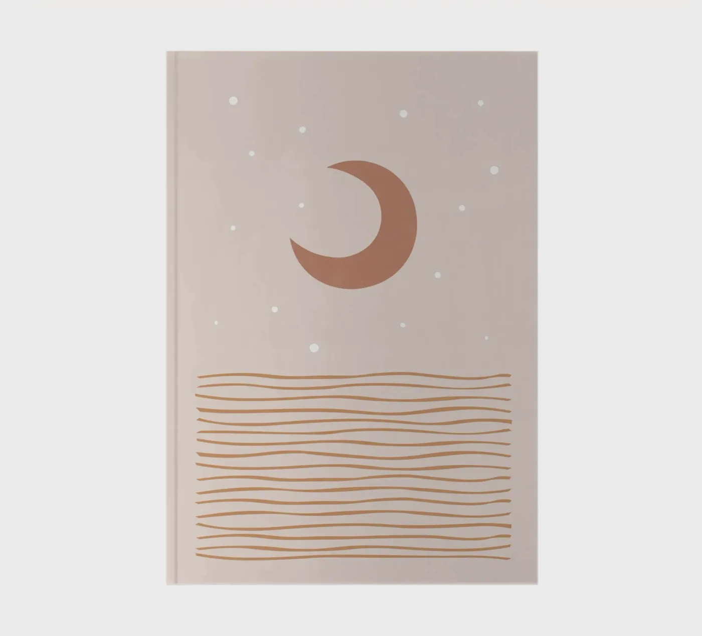 Blush Moon notebook by Orara Studio