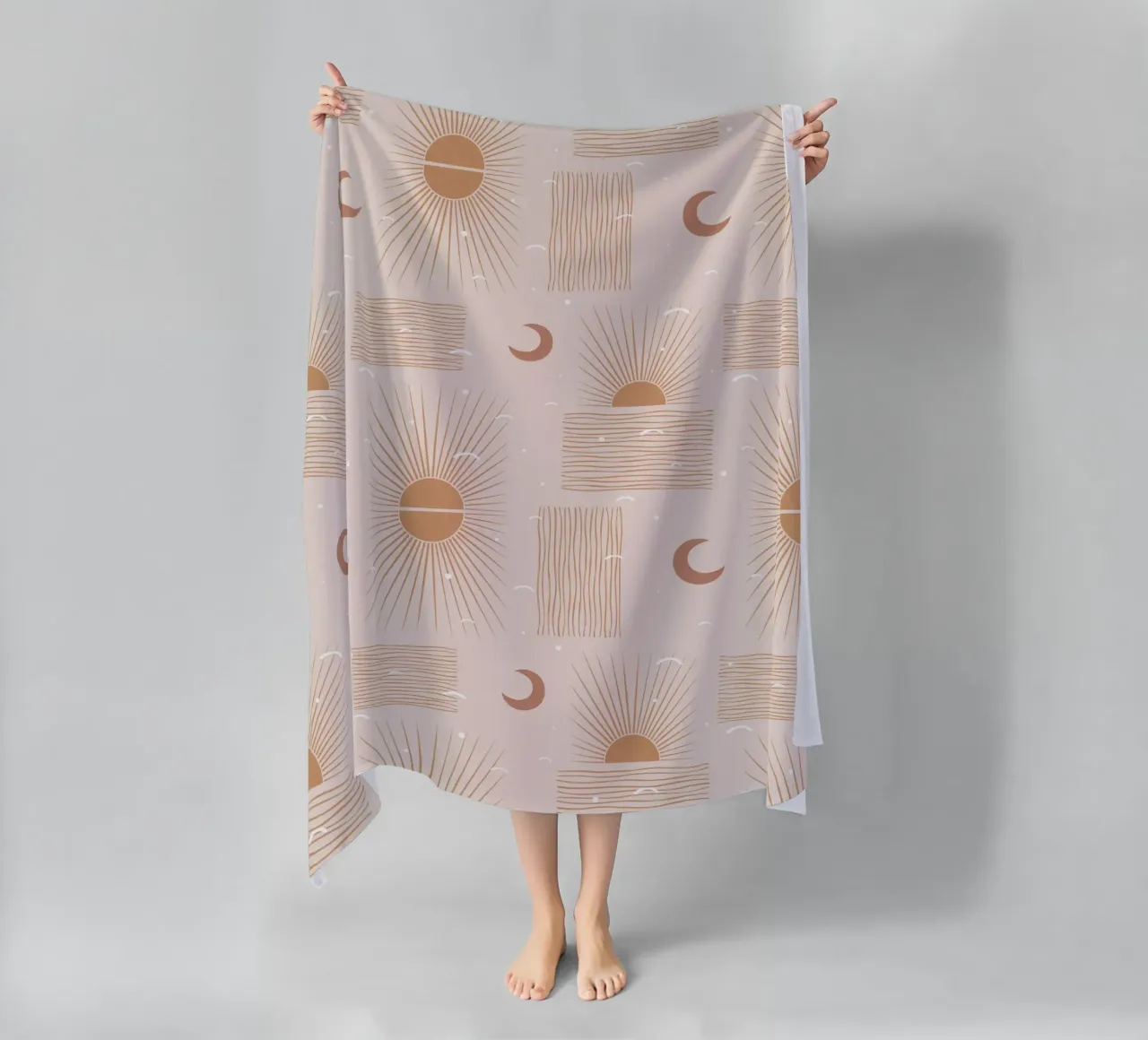 Luna di fard telo mare da Orara Studio