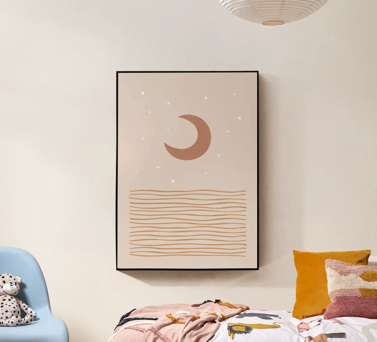 Blush Moon plexiglas de Orara Studio