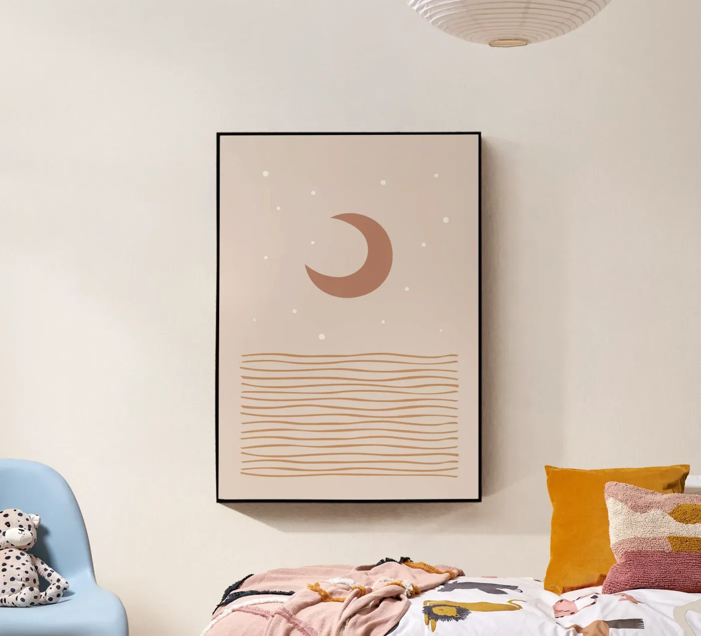 Blush Moon Acryl-Glas von Orara Studio