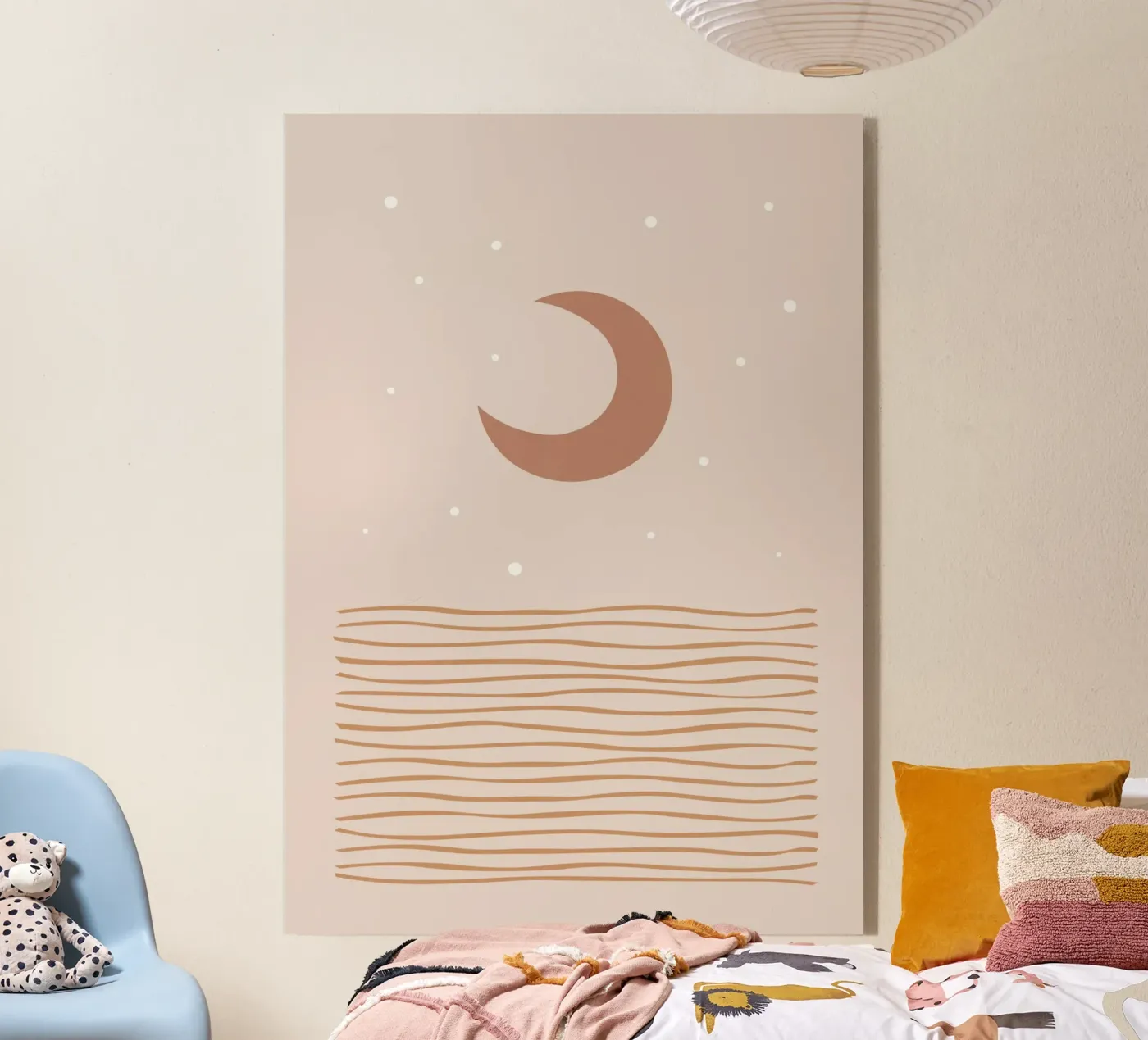 Blush Moon Acryl-Glas von Orara Studio