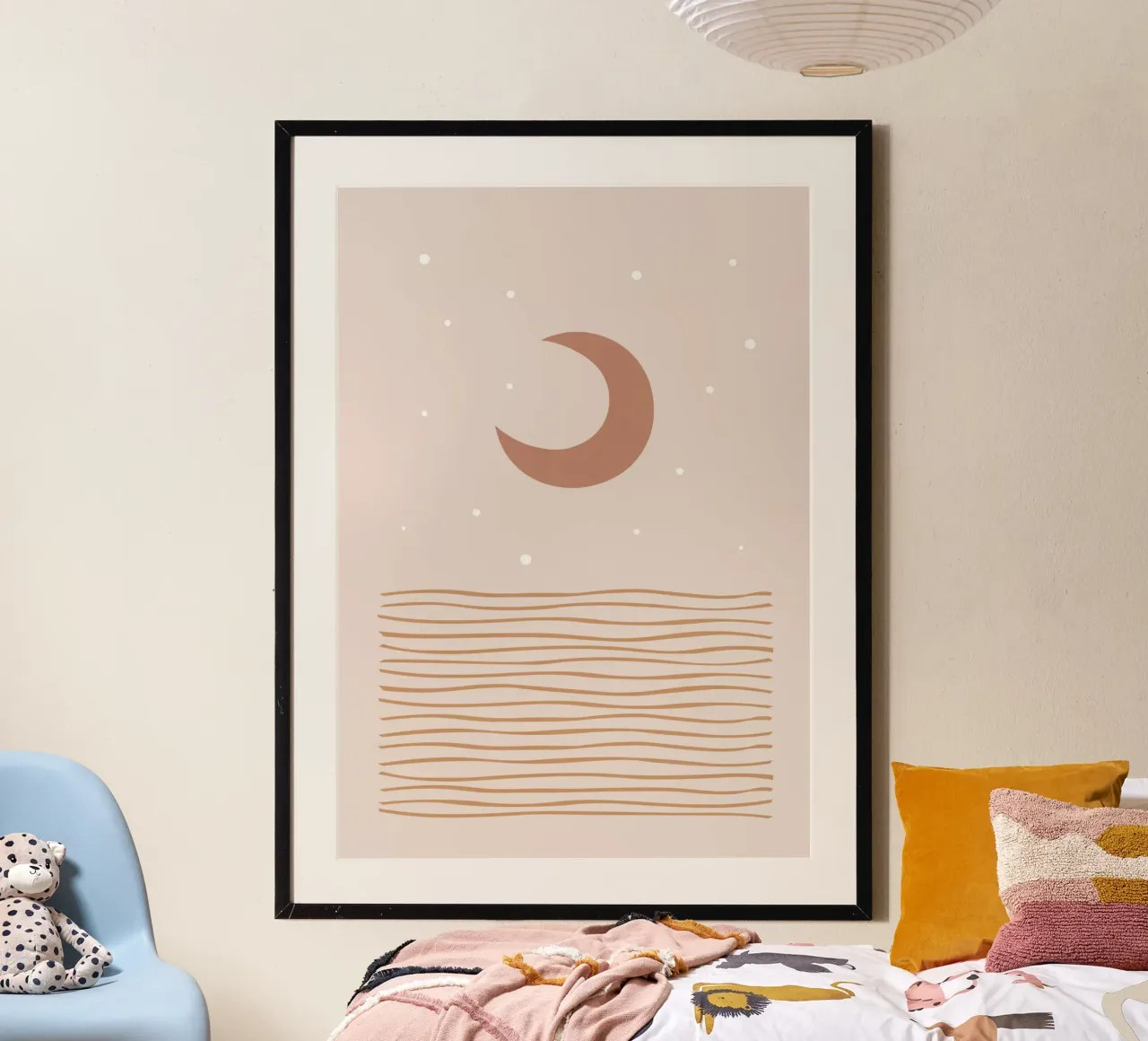 Blush Moon poster by Orara Studio