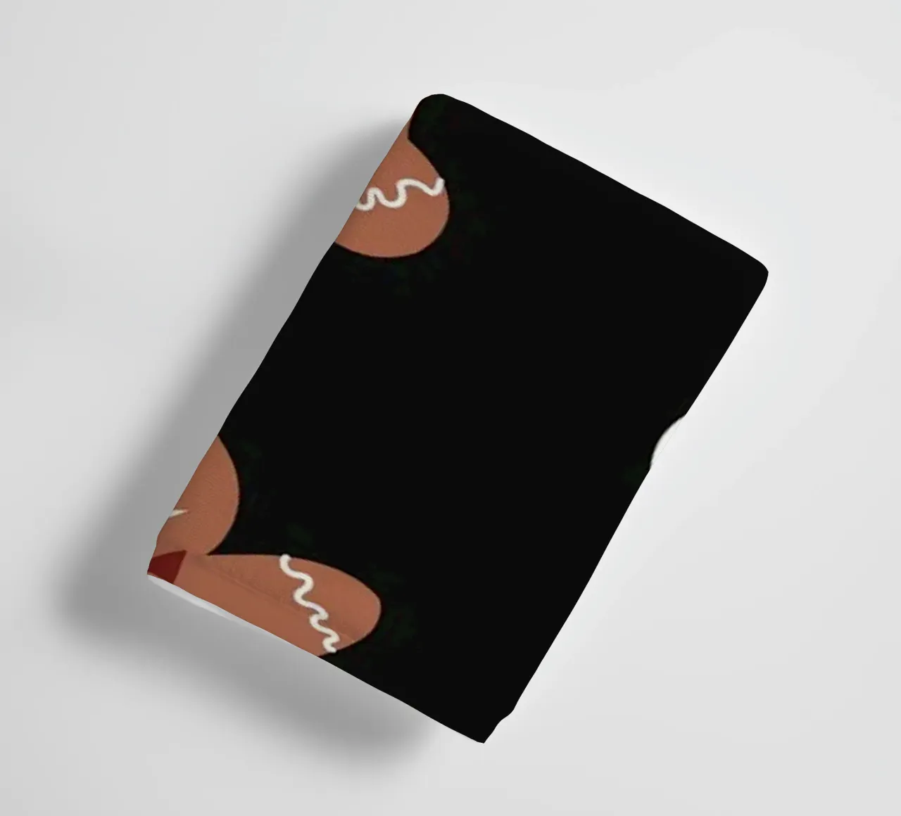 Gingerbread pattern with cookies towel by GalerieGG