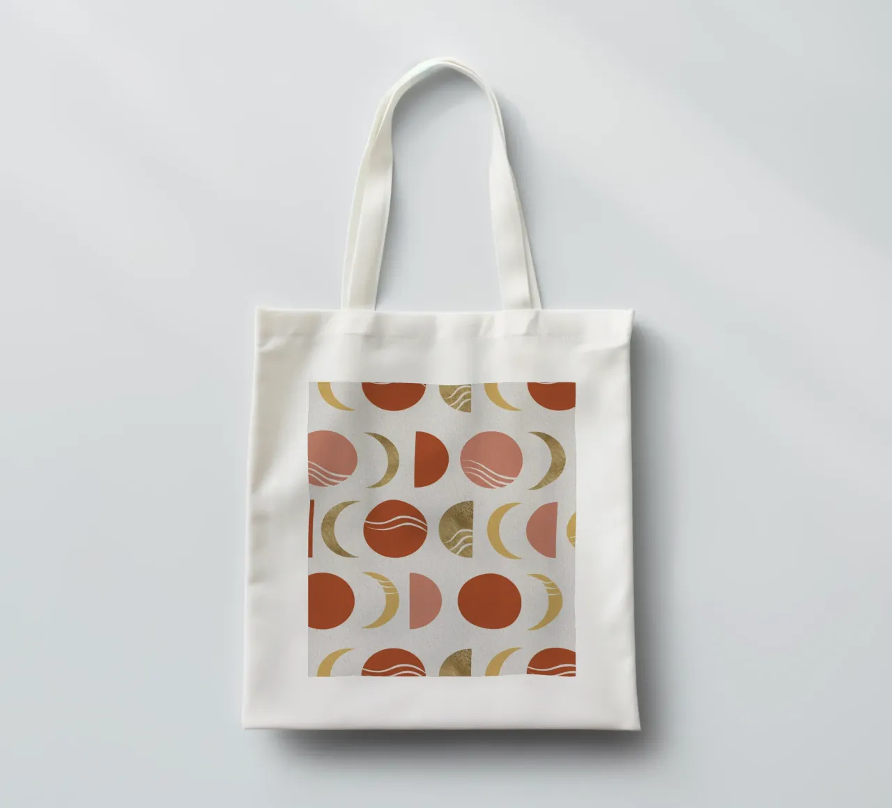 Bohemian Moon Phases tote bag by Orara Studio