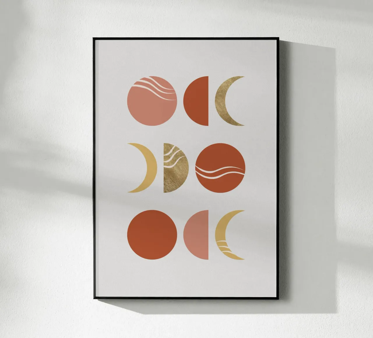 Fases lunares de Bohemia metacrilato de Orara Studio