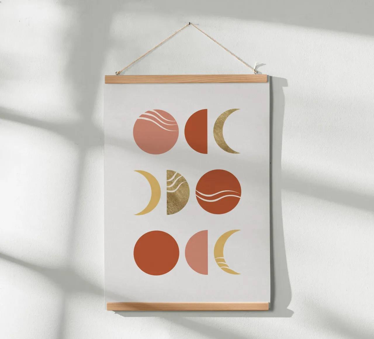 Böhmische Mondphasen Hahnemühle von Orara Studio