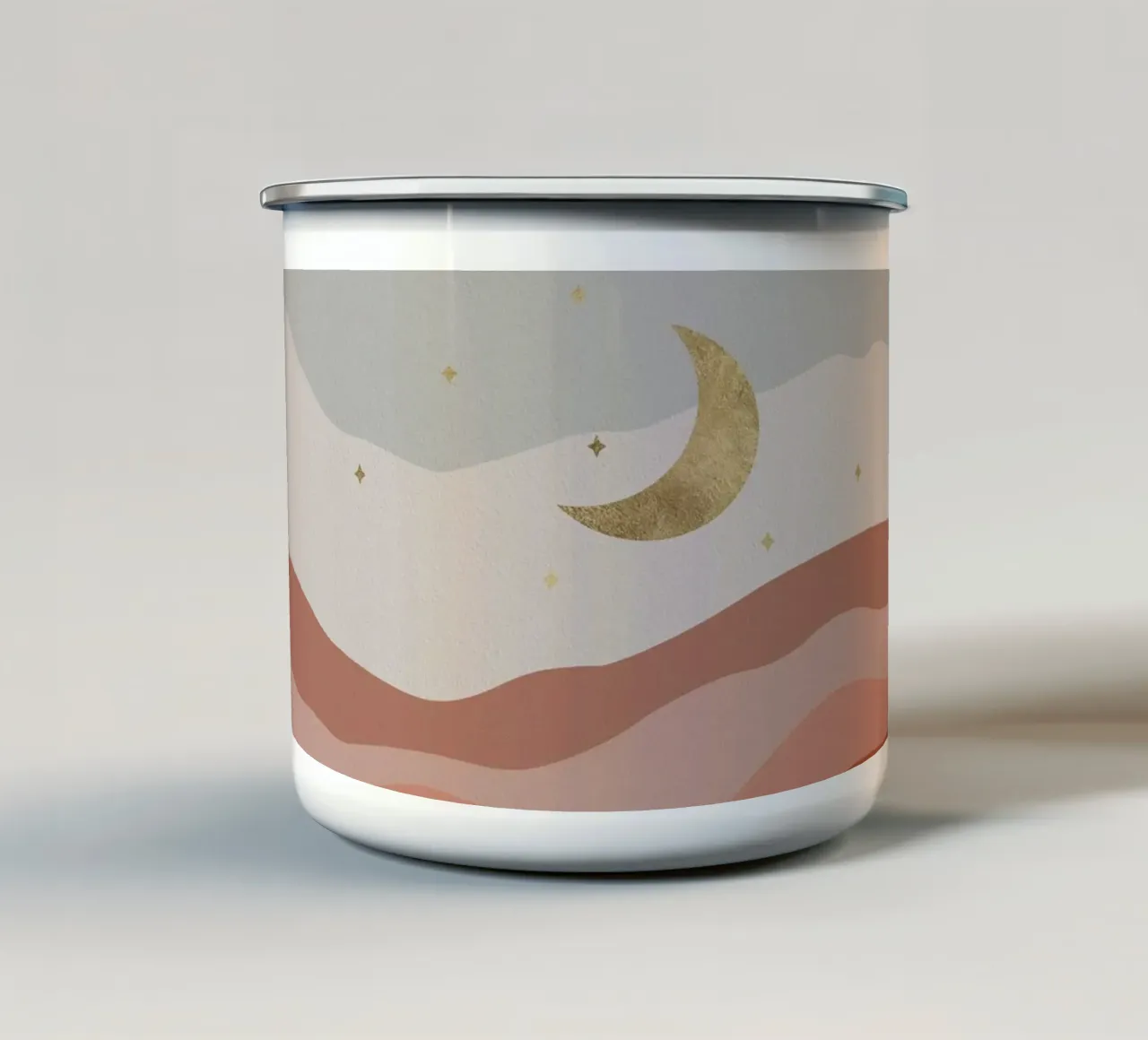 Luna di Boemia tazza in smalto da Orara Studio