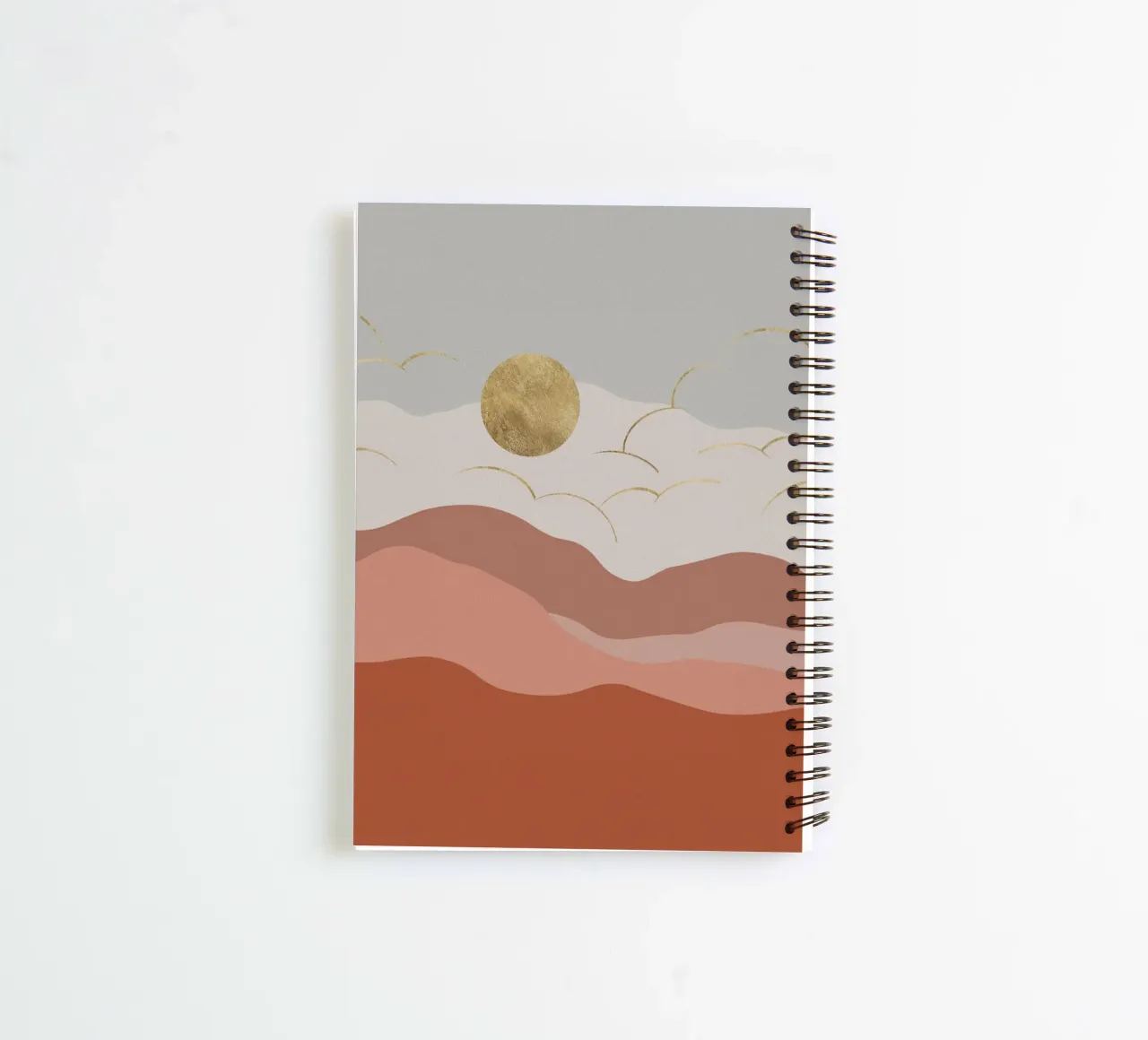 Bohemian Sun spiral notebook by Orara Studio