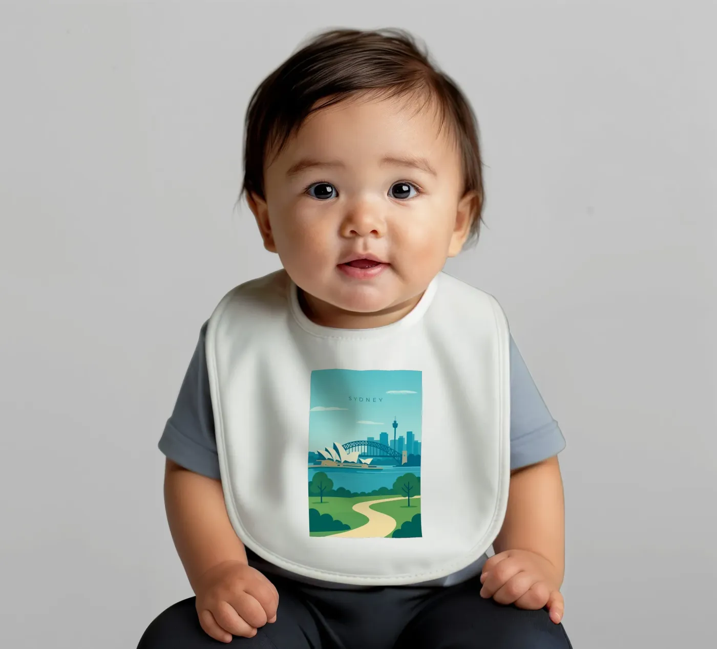 Sydney bavaglino da minimalist designs