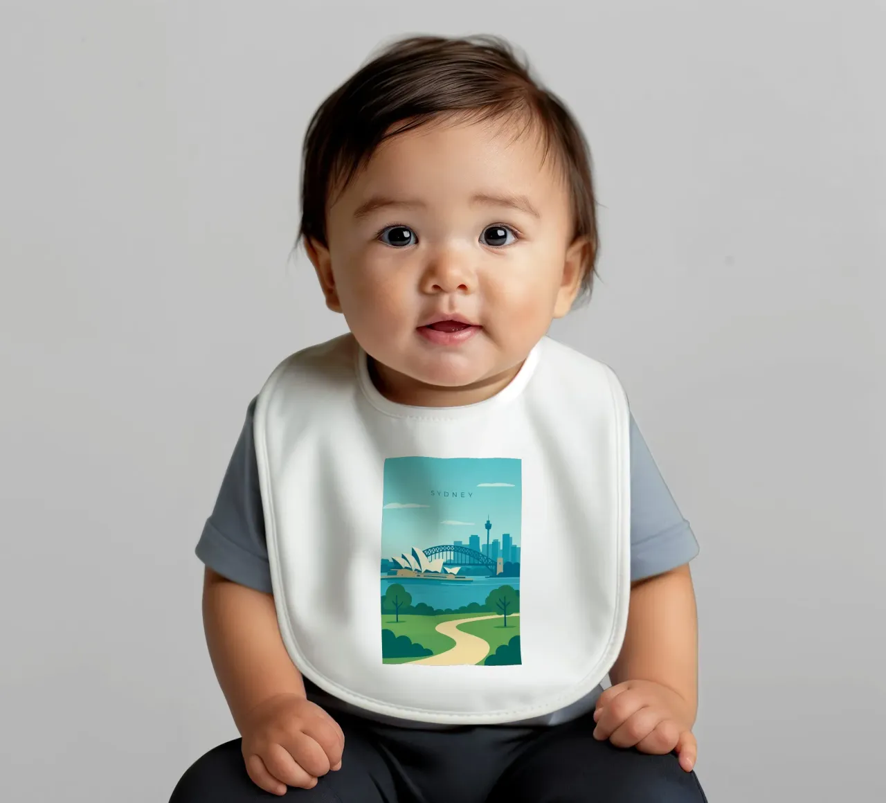 Sydney bavaglino da minimalist designs