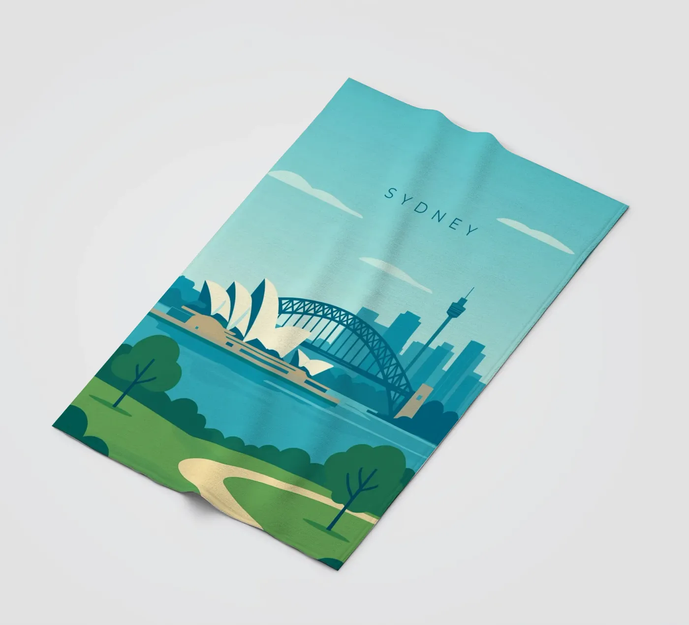 Sydney coperta in pile da minimalist designs