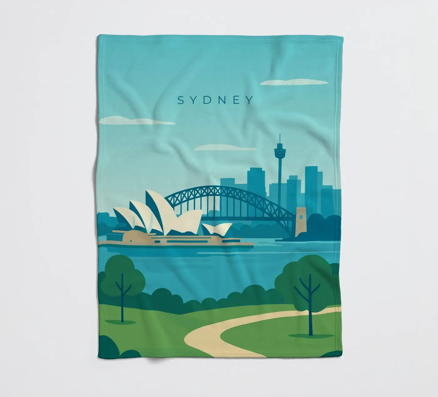 Sydney coperta in pile da minimalist designs