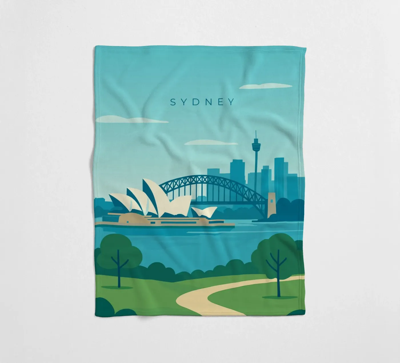 Sydney coperta in pile da minimalist designs