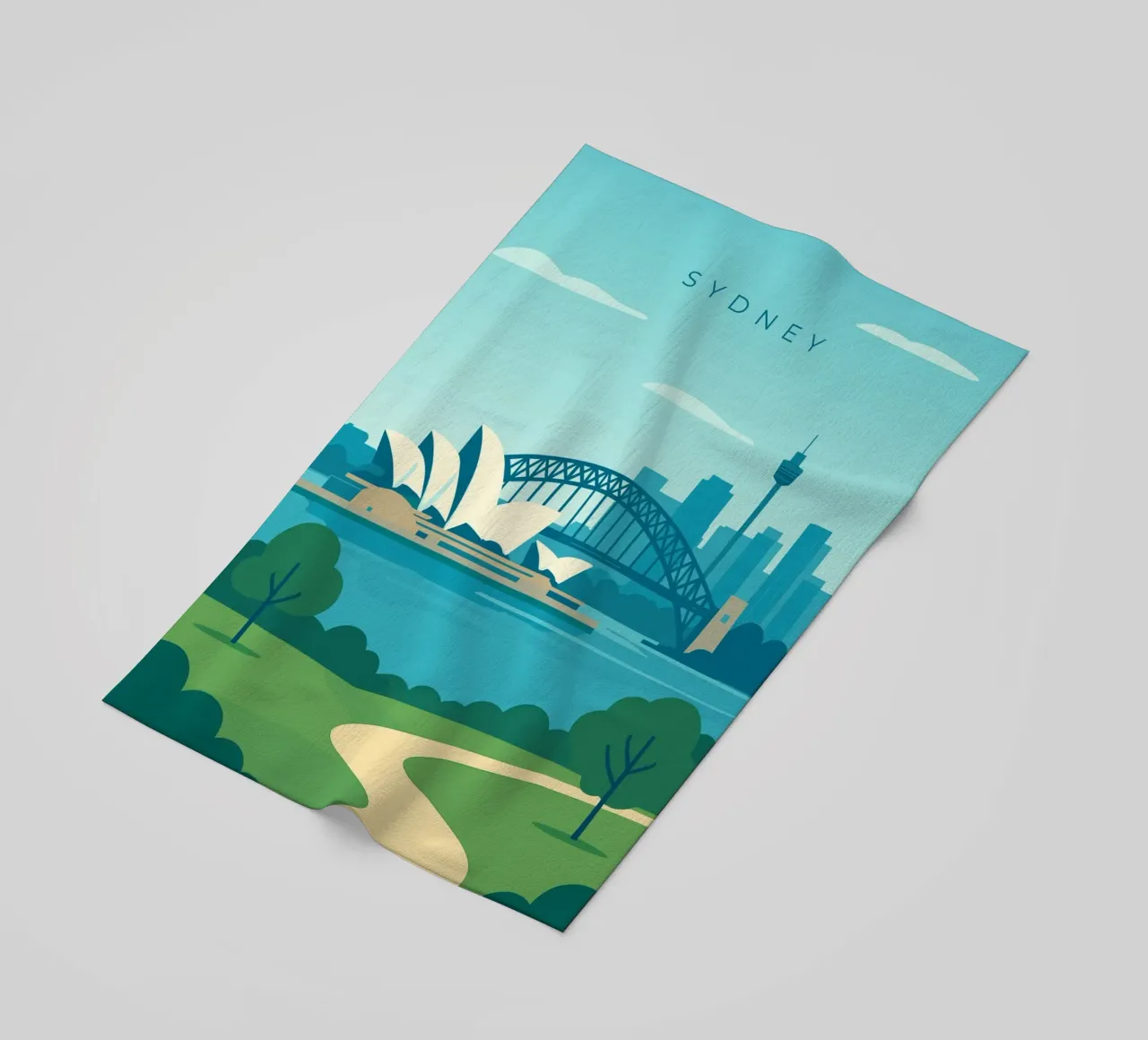 Sydney telo mare da minimalist designs