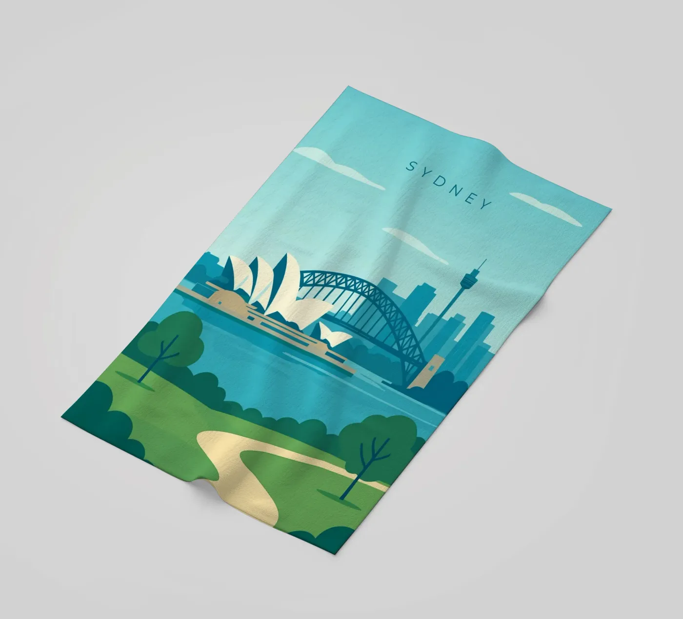 Sydney telo mare da minimalist designs
