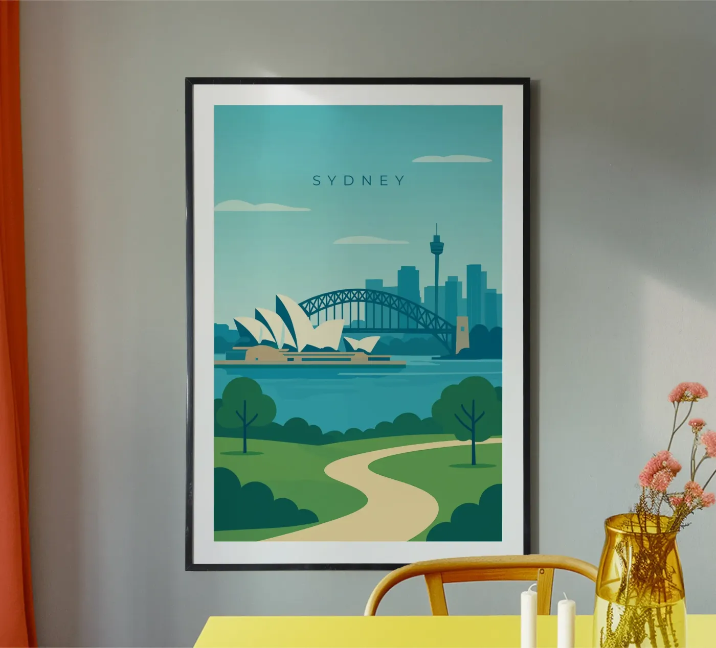Sydney poster by minimalist designs