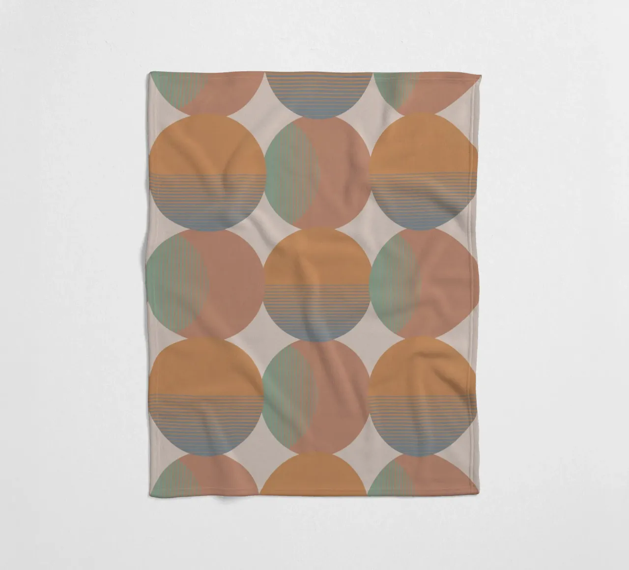 Cerchio Sole e Luna Colore coperta in pile da Orara Studio