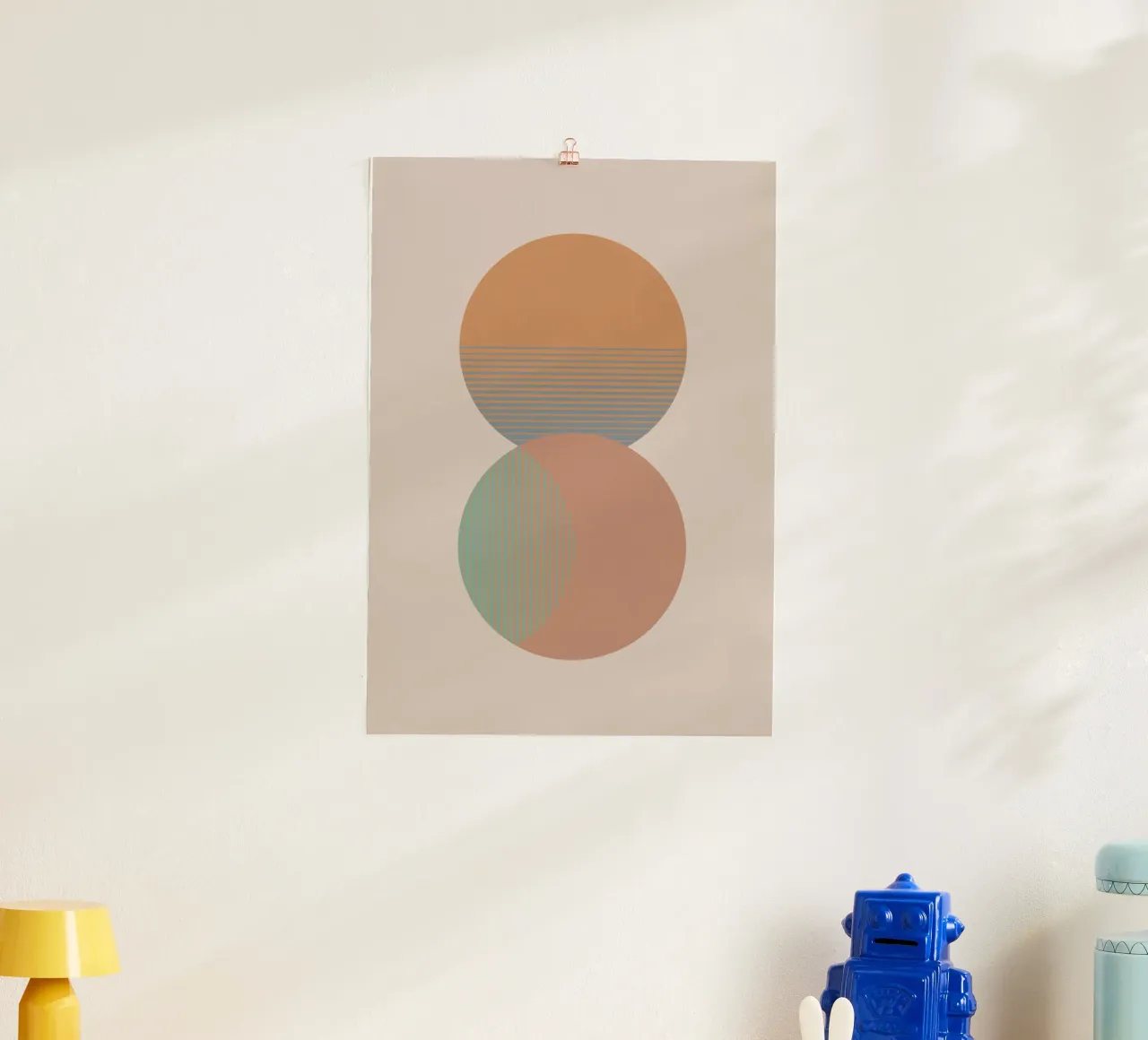 Circle Sun & Moon Colour hahnemühle by Orara Studio