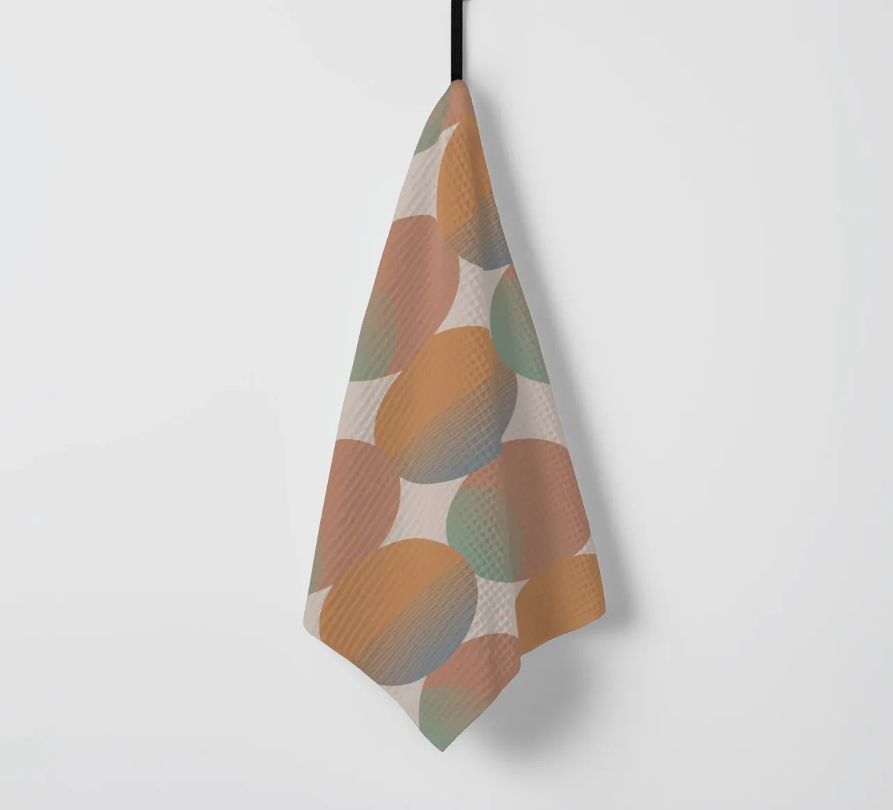 Cerchio Sole e Luna Colore canovaccio da cucina da Orara Studio