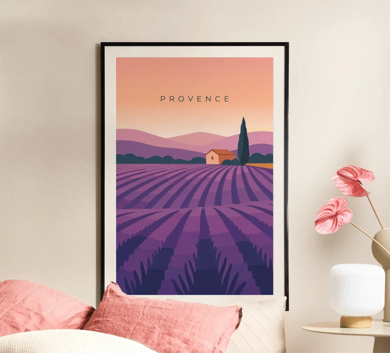 Provence poster da minimalist designs