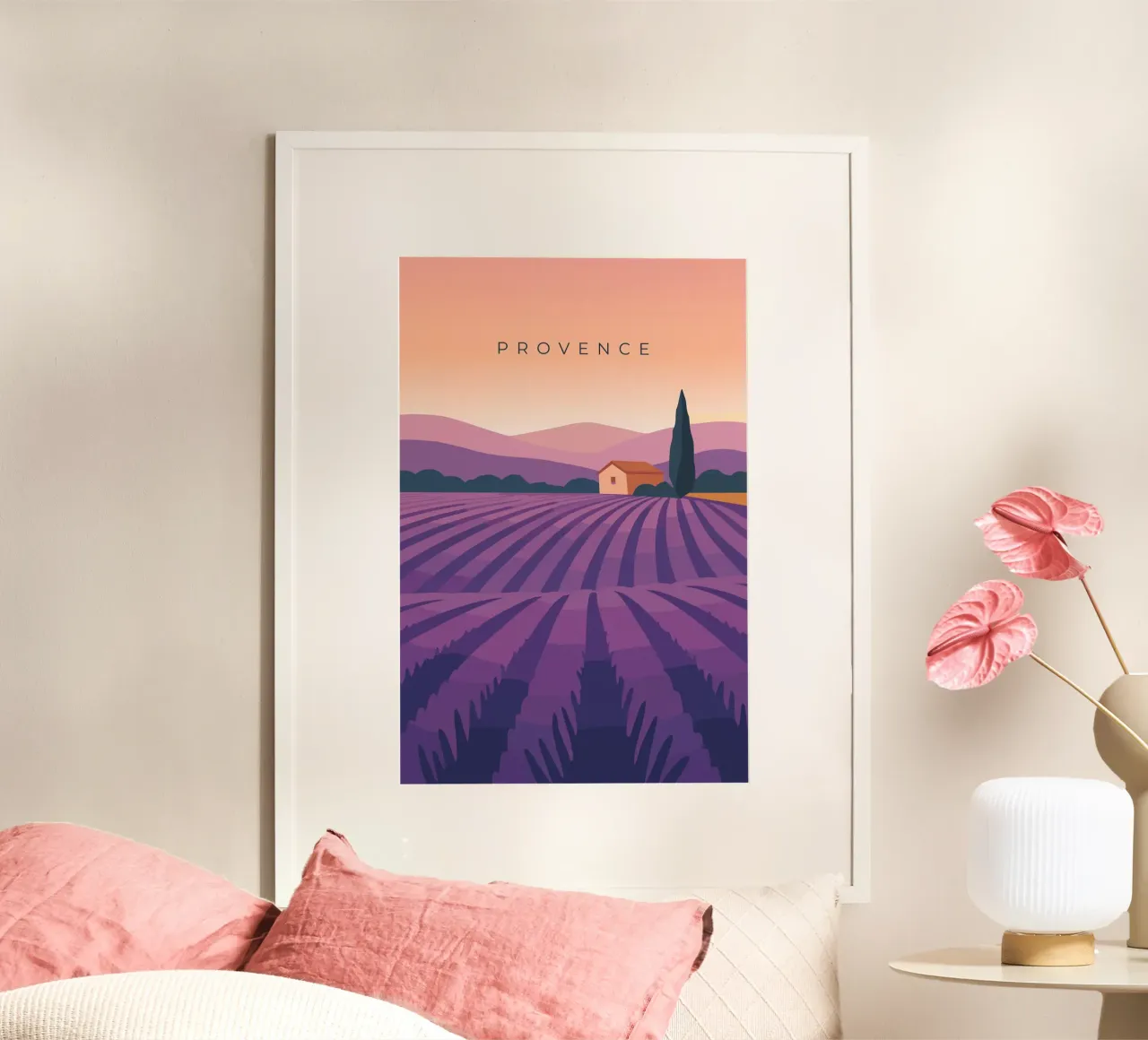 Provence poster da minimalist designs