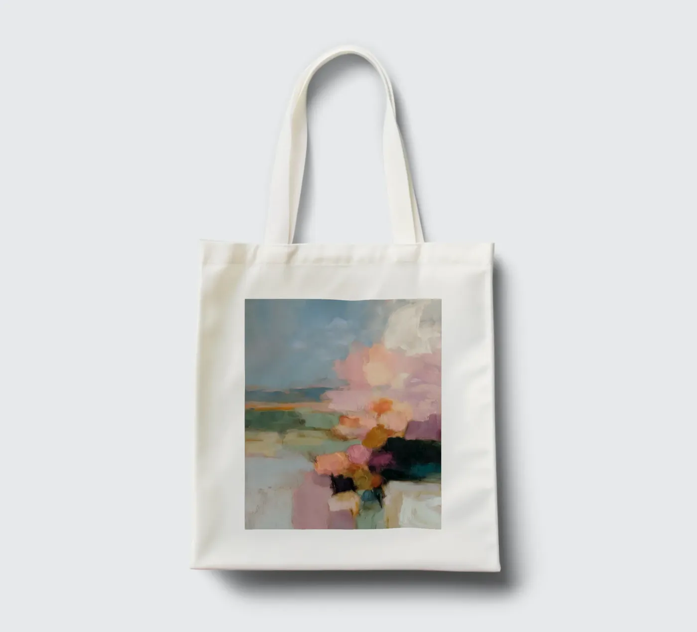 Campi di blocco Armonia borsa in juta da Carina Pop & Pastell